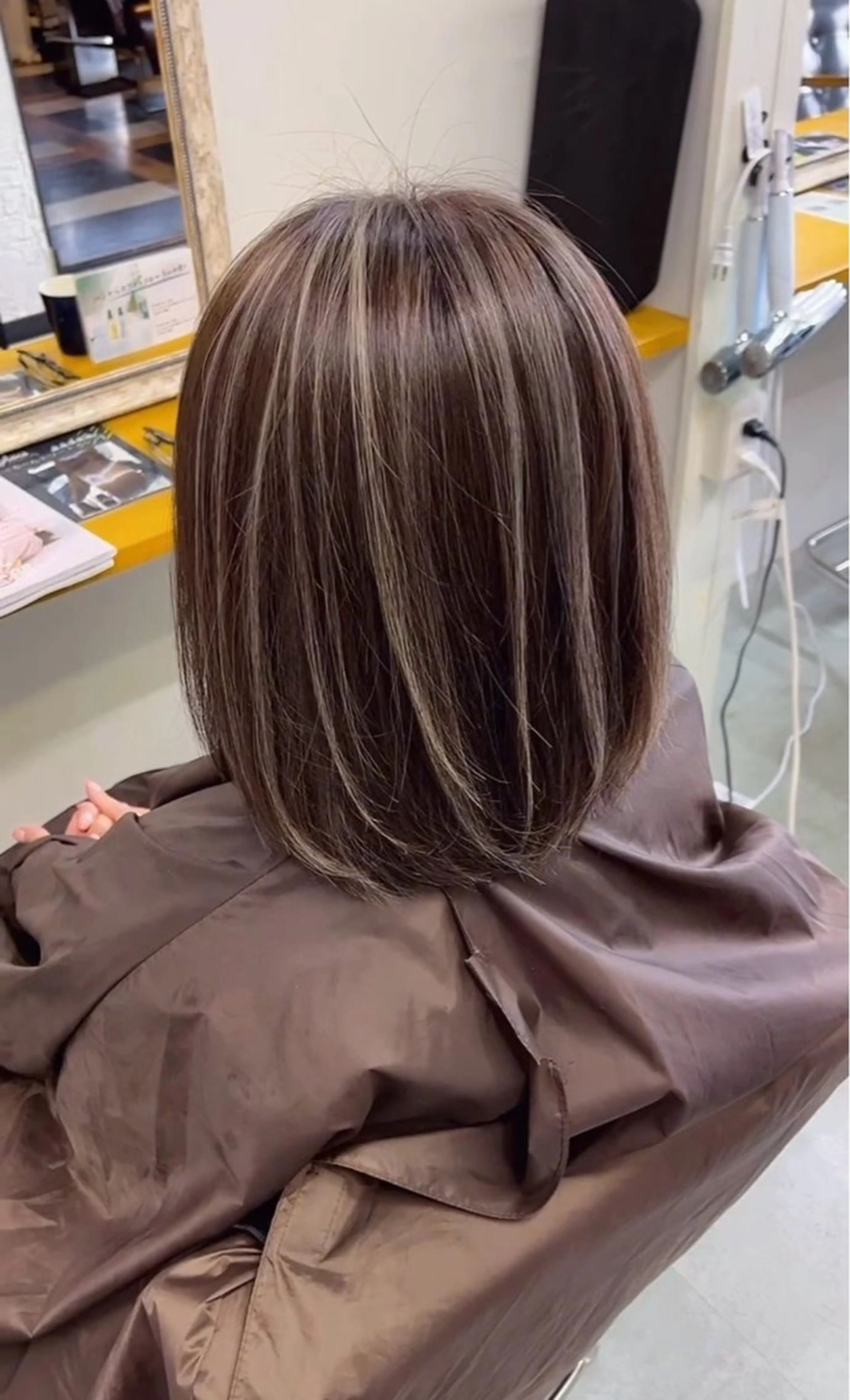 ミディアム ヘアカラー 井上椋介 【Recharme】のヘアスタイル