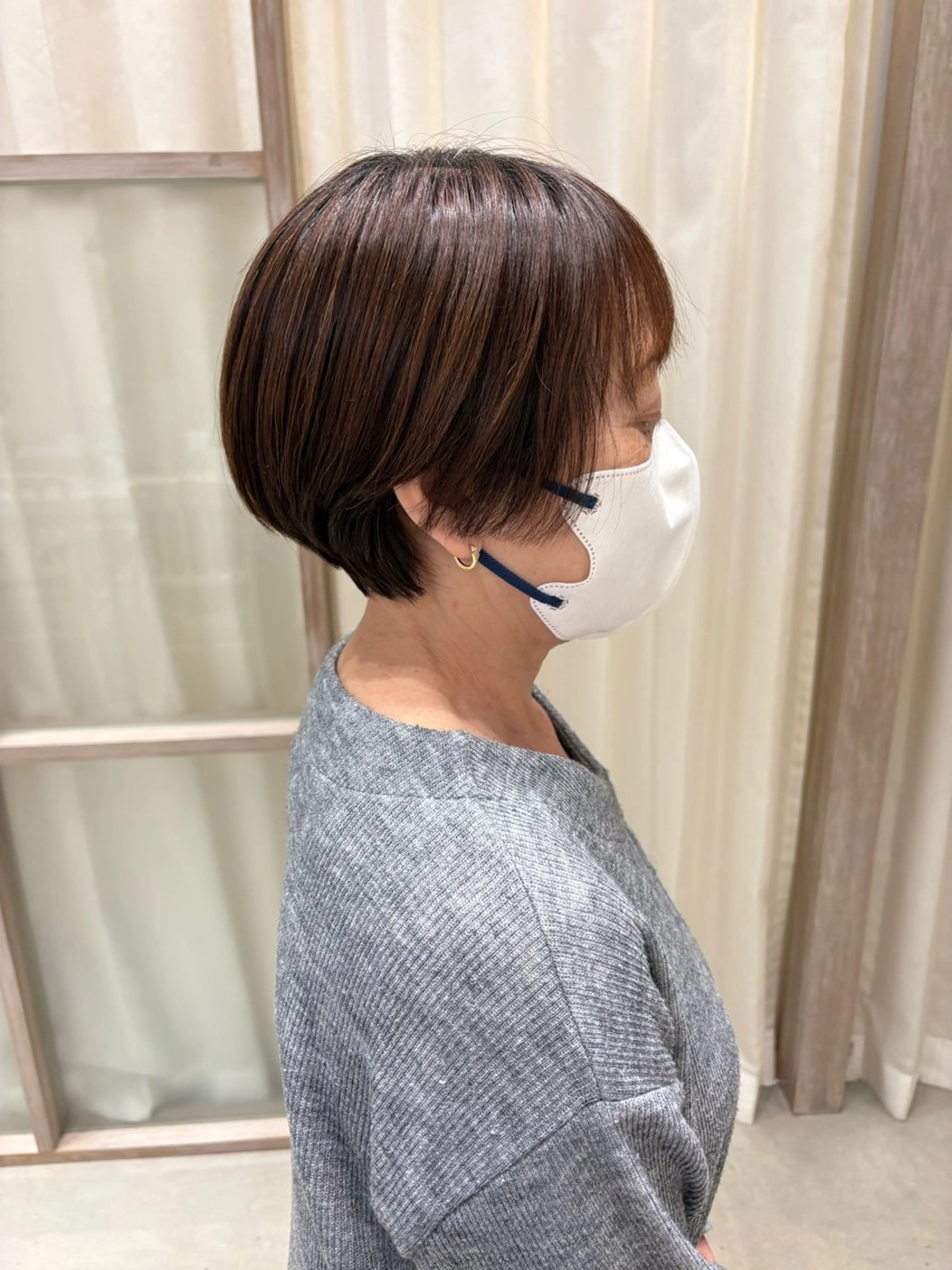 ショート つちだ ゆうひ / 暗髪カラー⟡.·のヘアスタイル