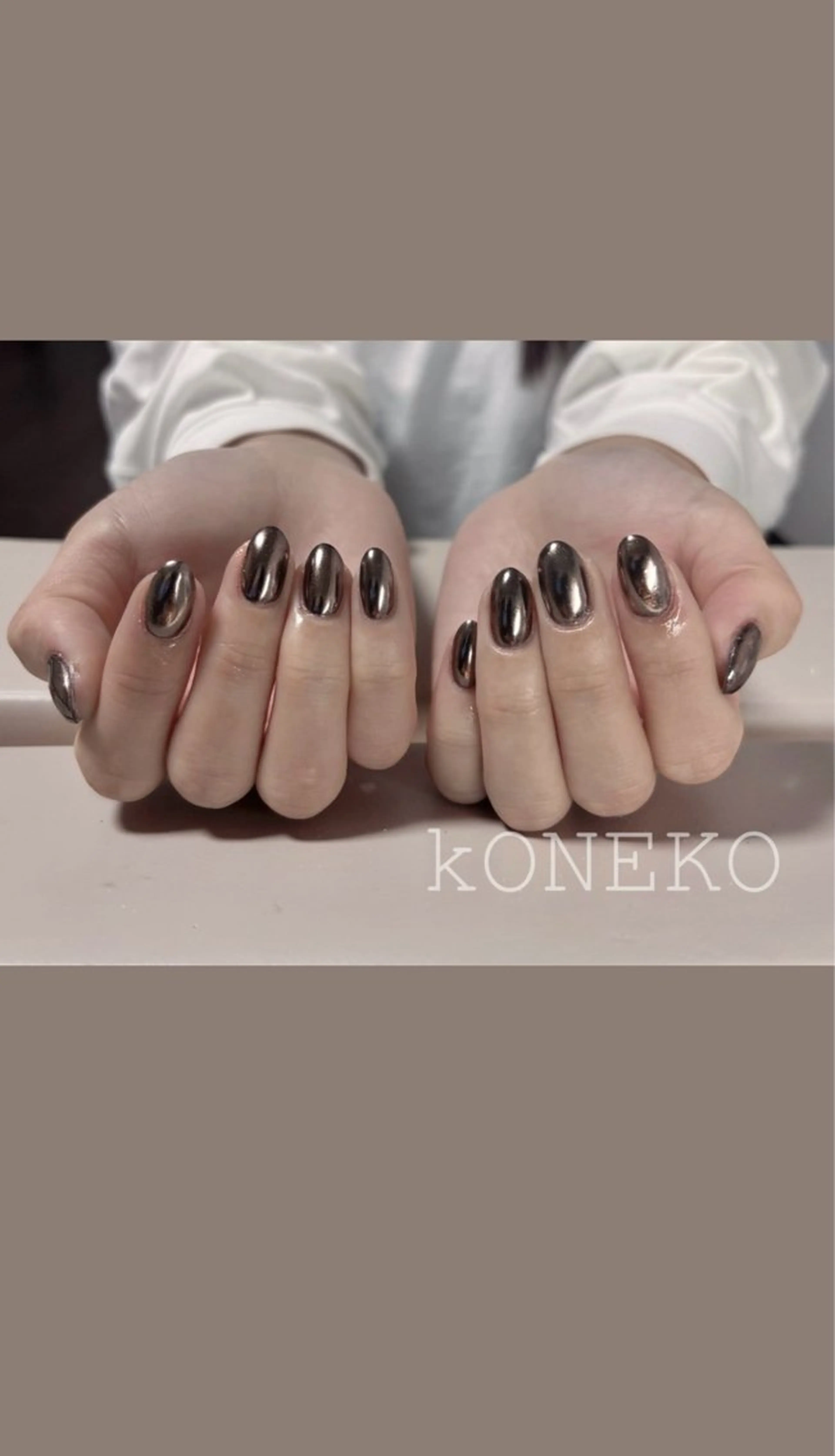 ネイル ハンドネイル コネコネイルサロン モデル用のネイルデザイン