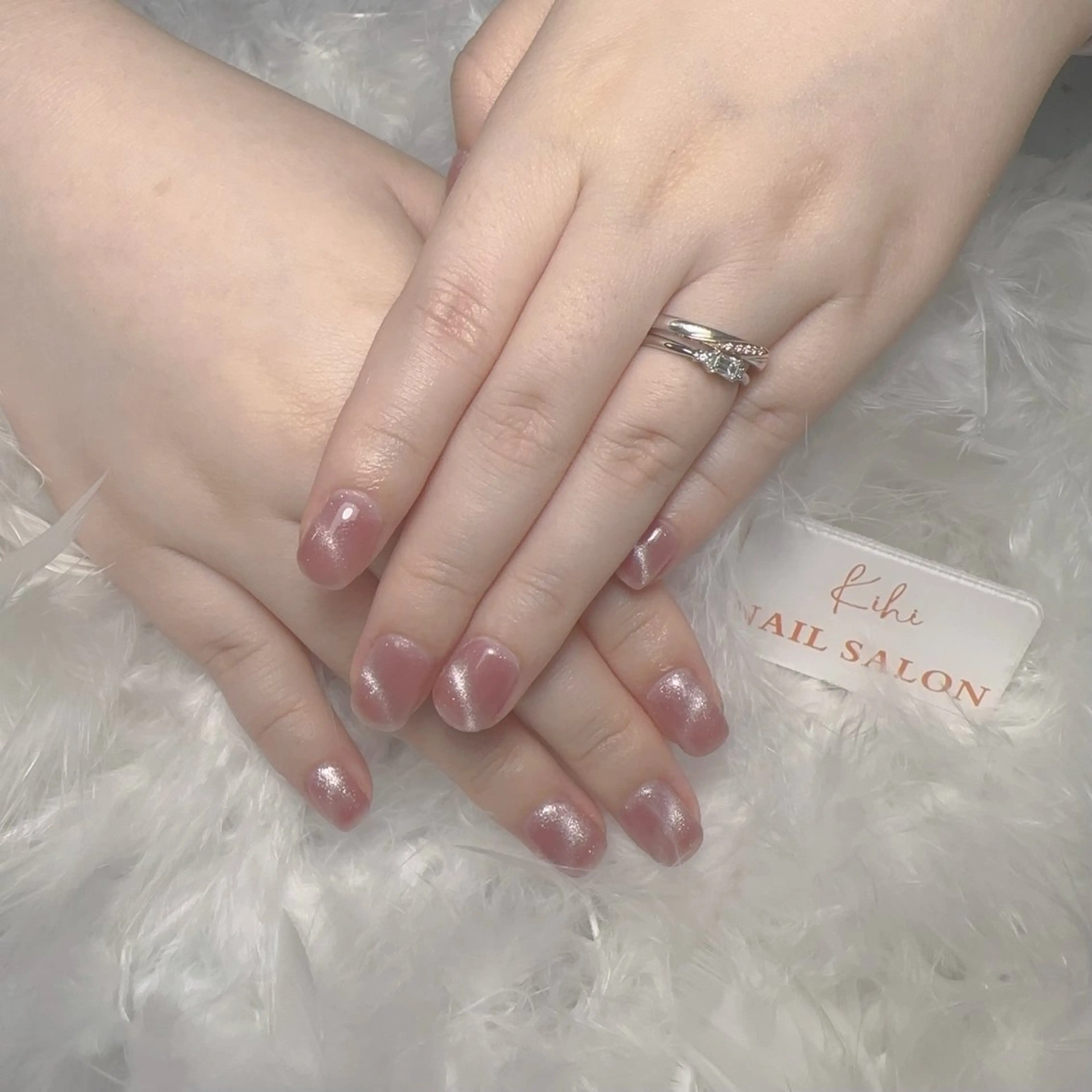 ネイル アートネイル フレンチネイル ジェルネイル グラデーション 韓国ネイル ハンドネイル ハンドケア さくら💮💮 【オフ無料】のネイルデザイン