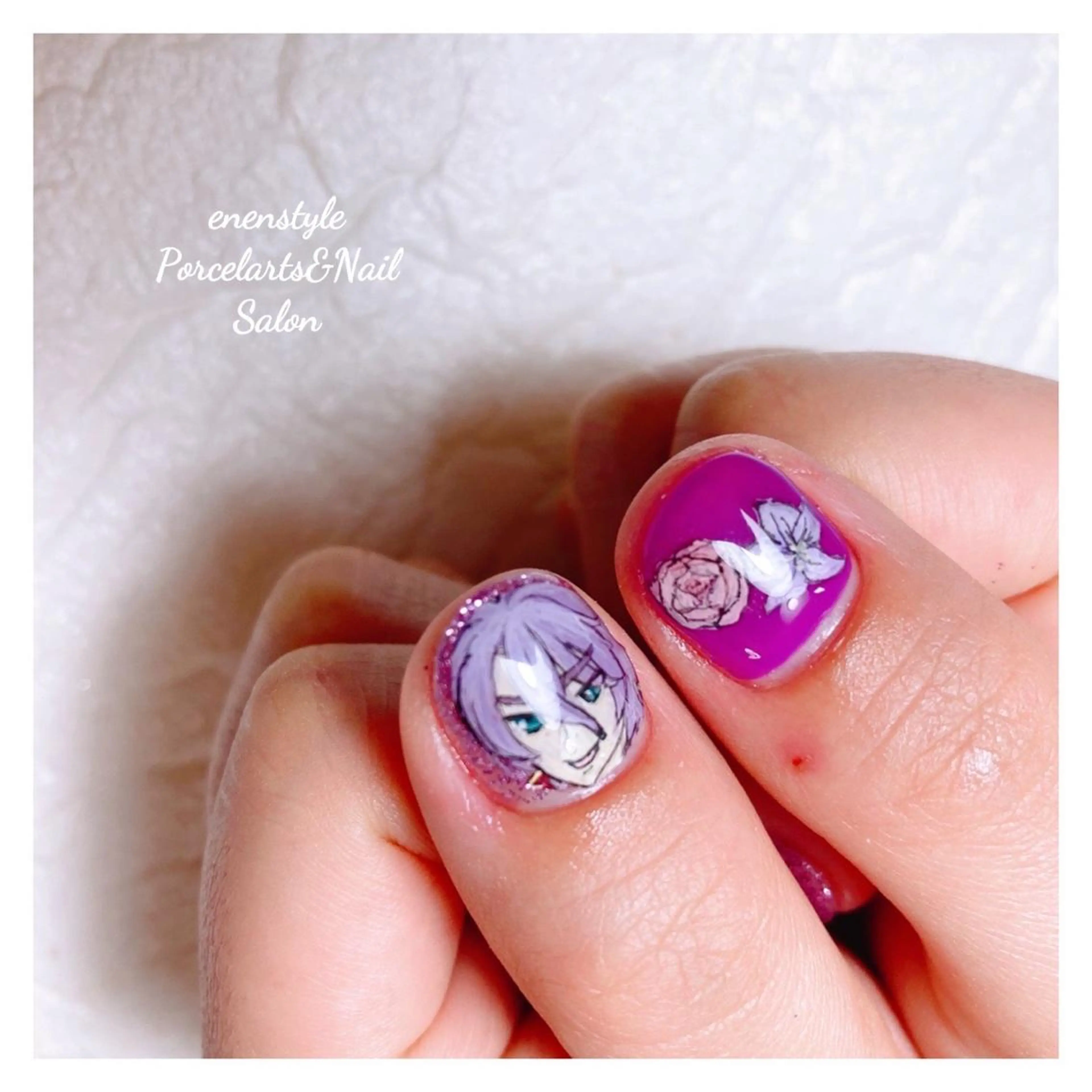 ミディアム ネイル 👑enen style👑のネイルデザイン