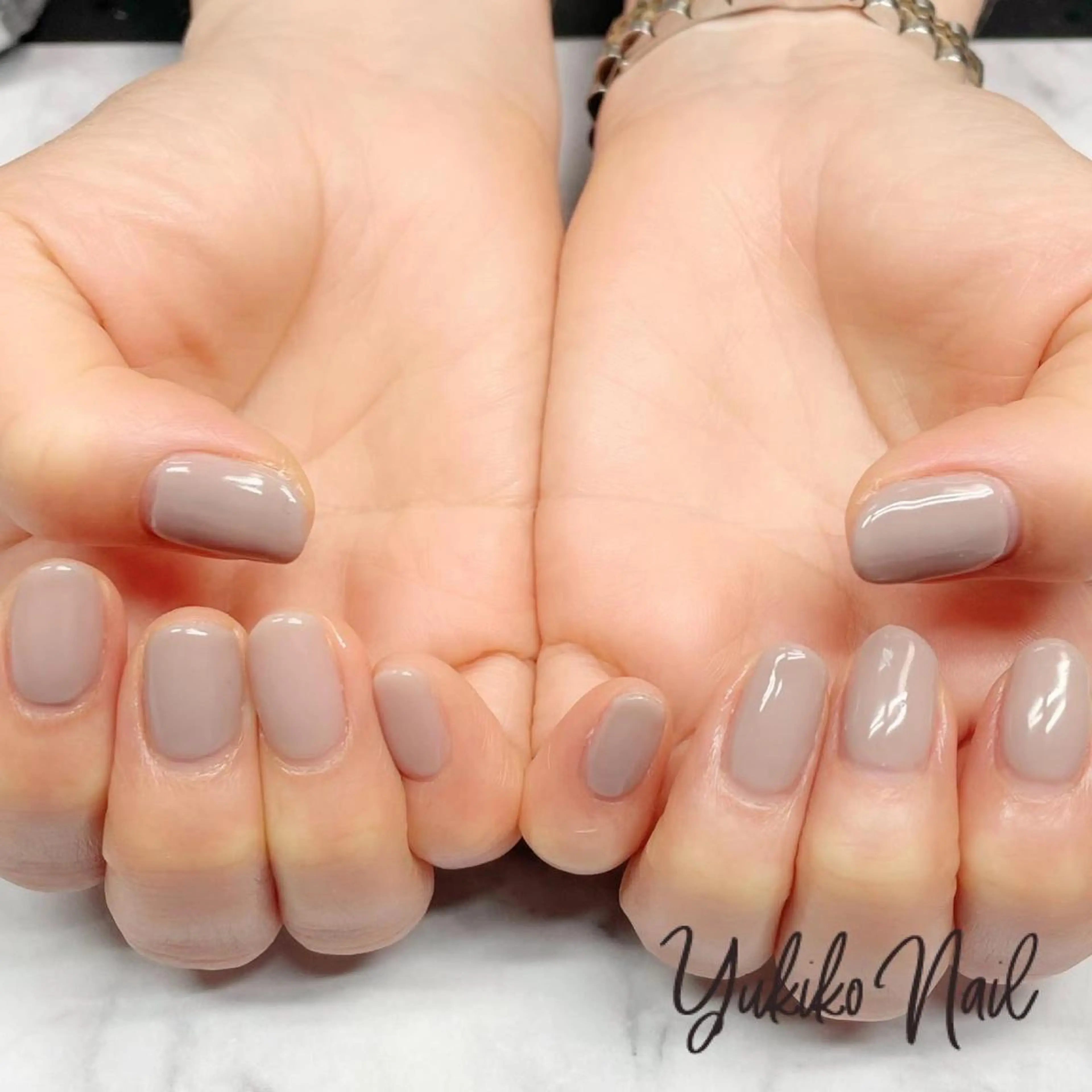 ネイル ワンカラーネイル ハンドネイル ユキコ ネイルのネイルデザイン