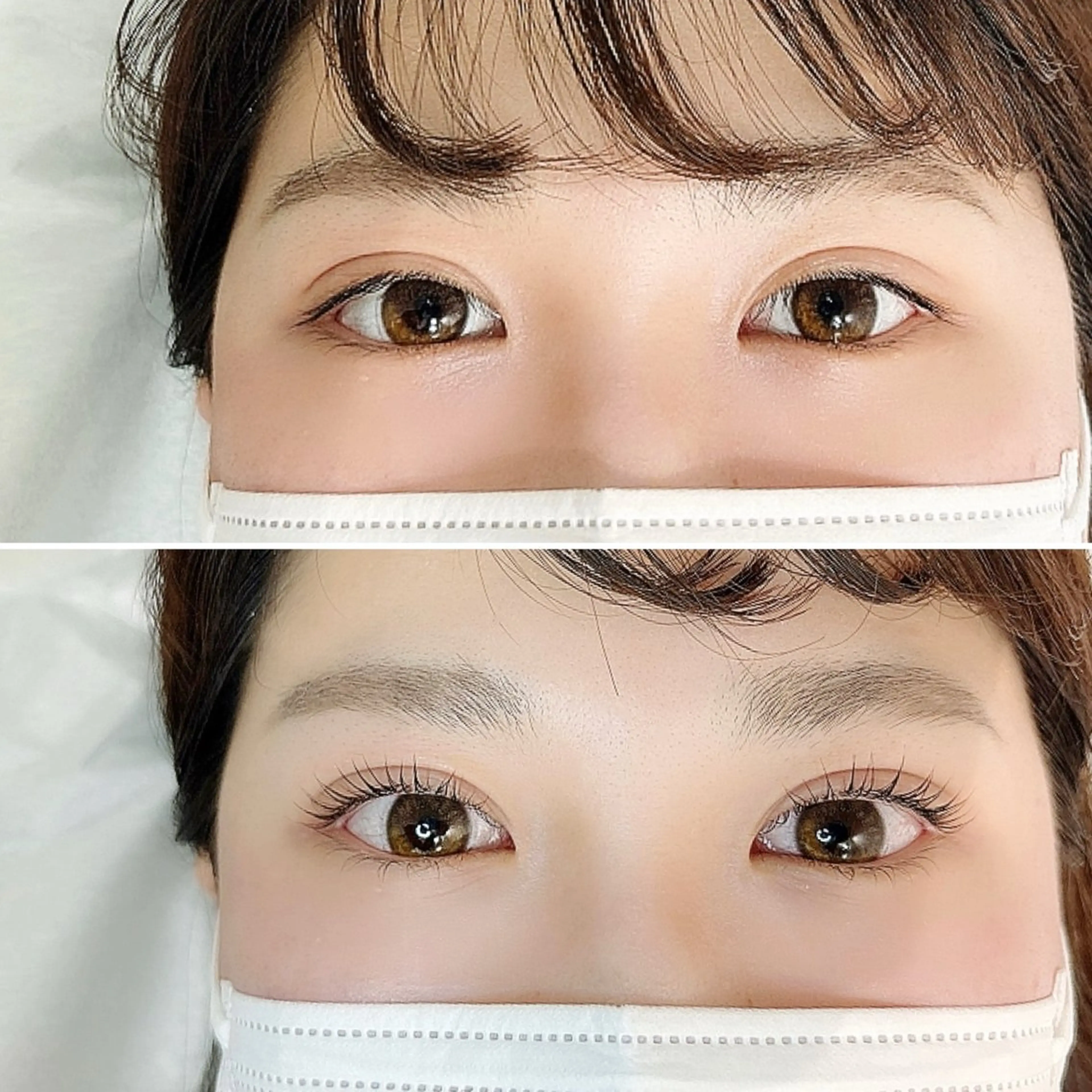 12月当日予約限定💟上下まつげパーマ/パリジェンヌ¥5200❣️ コーティング美容液仕上げ♪の写真