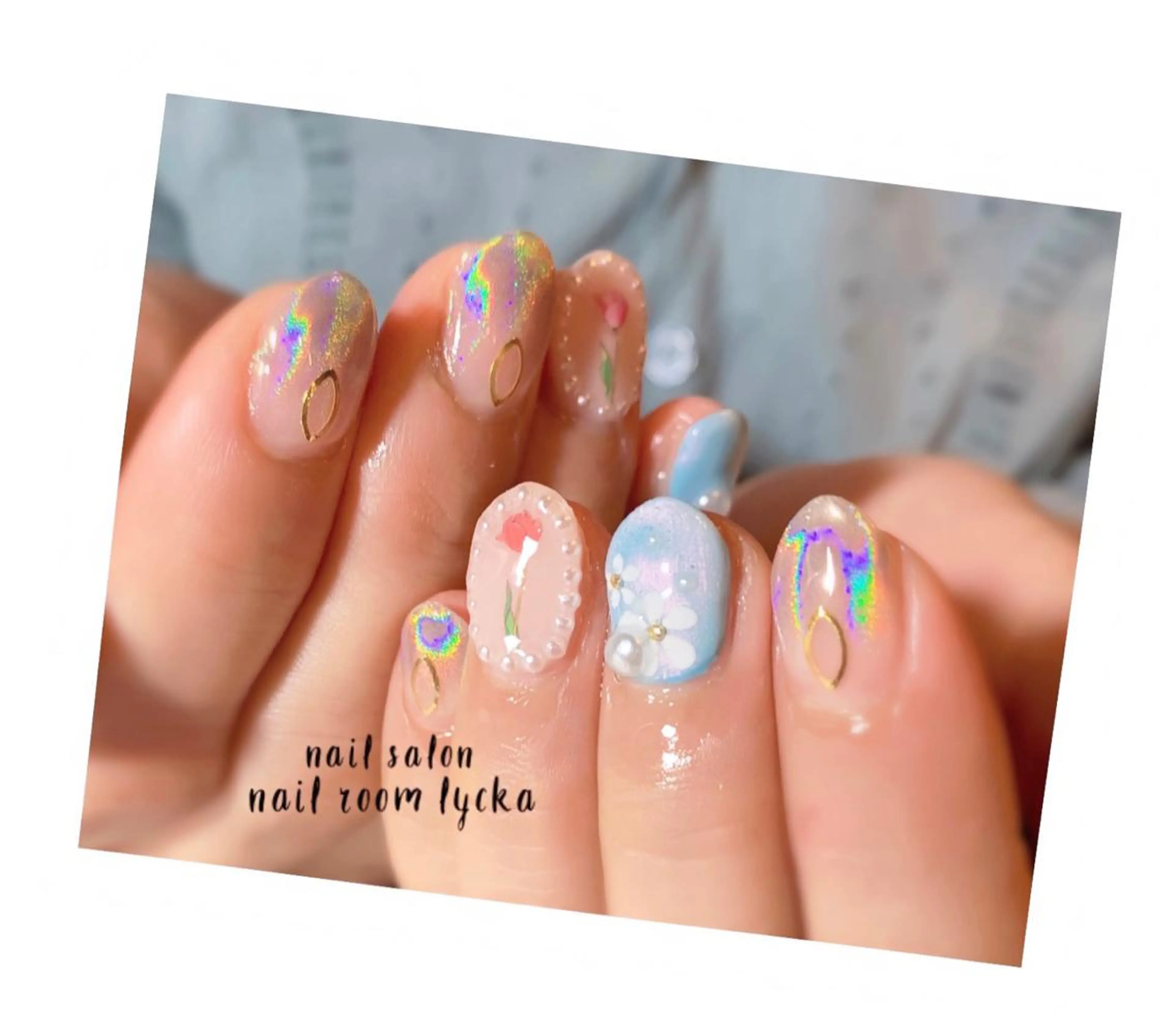 ネイル ﾈｲﾙﾙｰﾑﾘｯｶ 𝐦𝐚𝐲𝐮のネイルデザイン