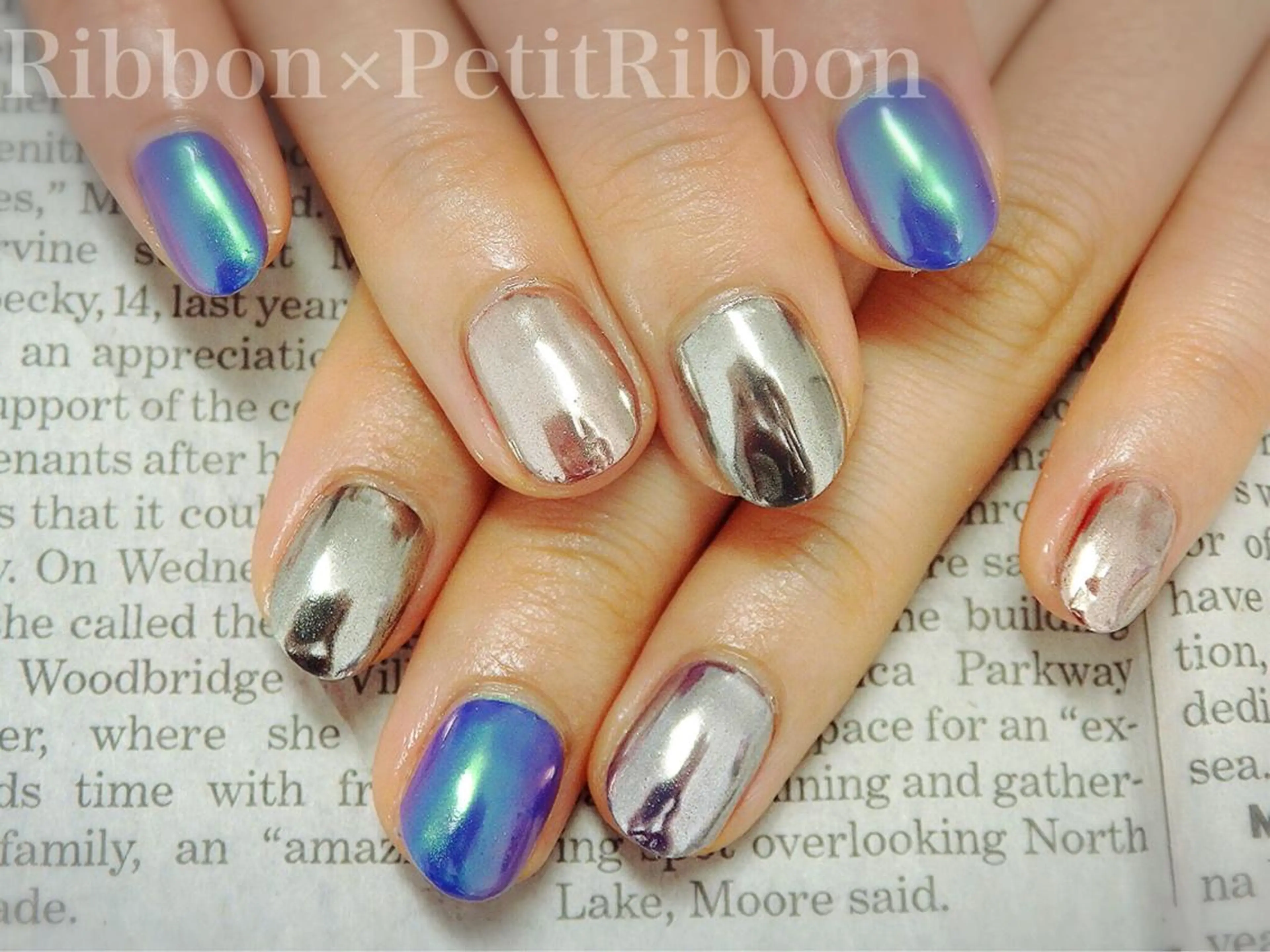 ネイル ミラーネイル Verest 西荻窪のネイルデザイン