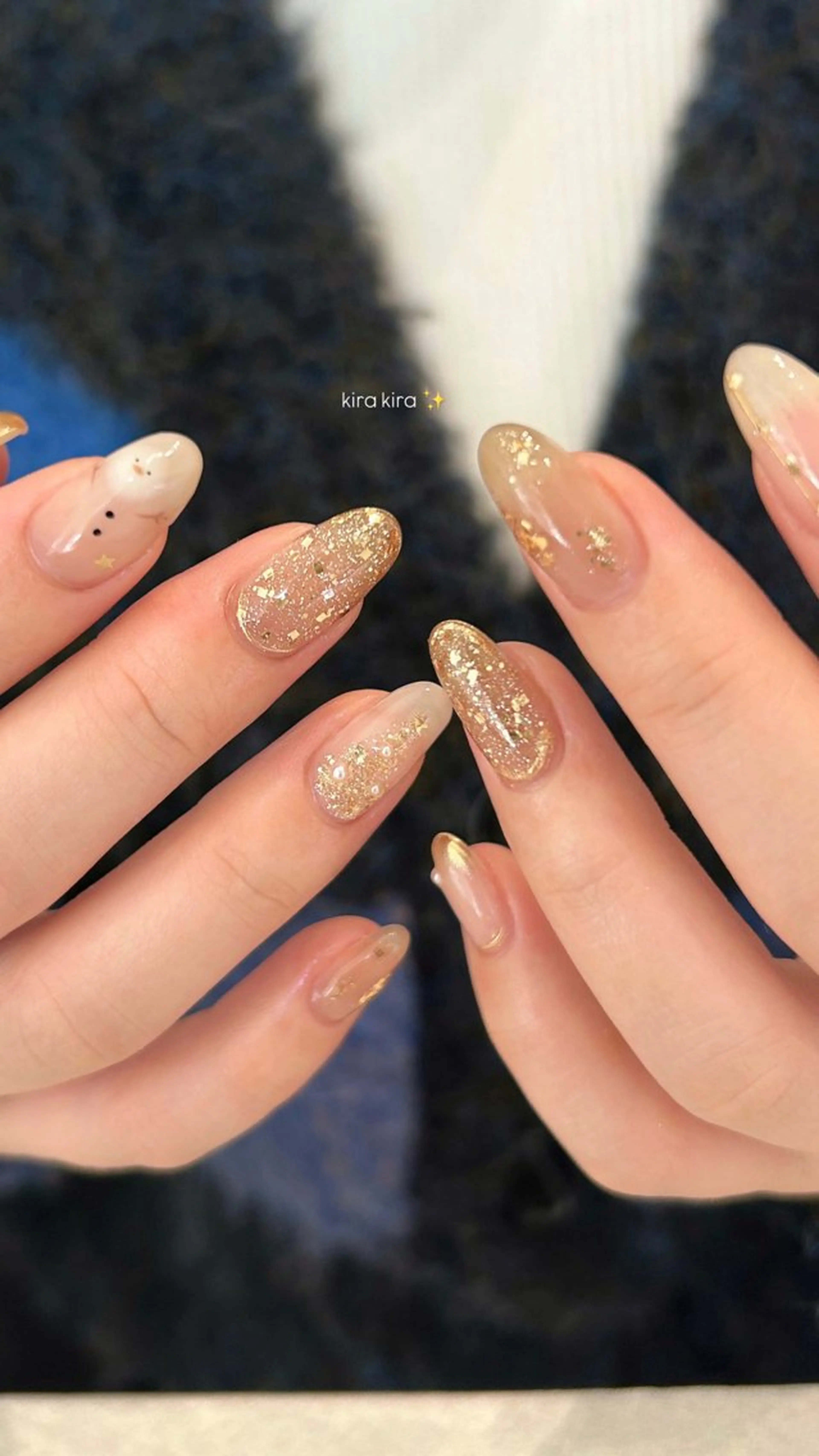 ネイル キラキラネイル nail salon moiのネイルデザイン