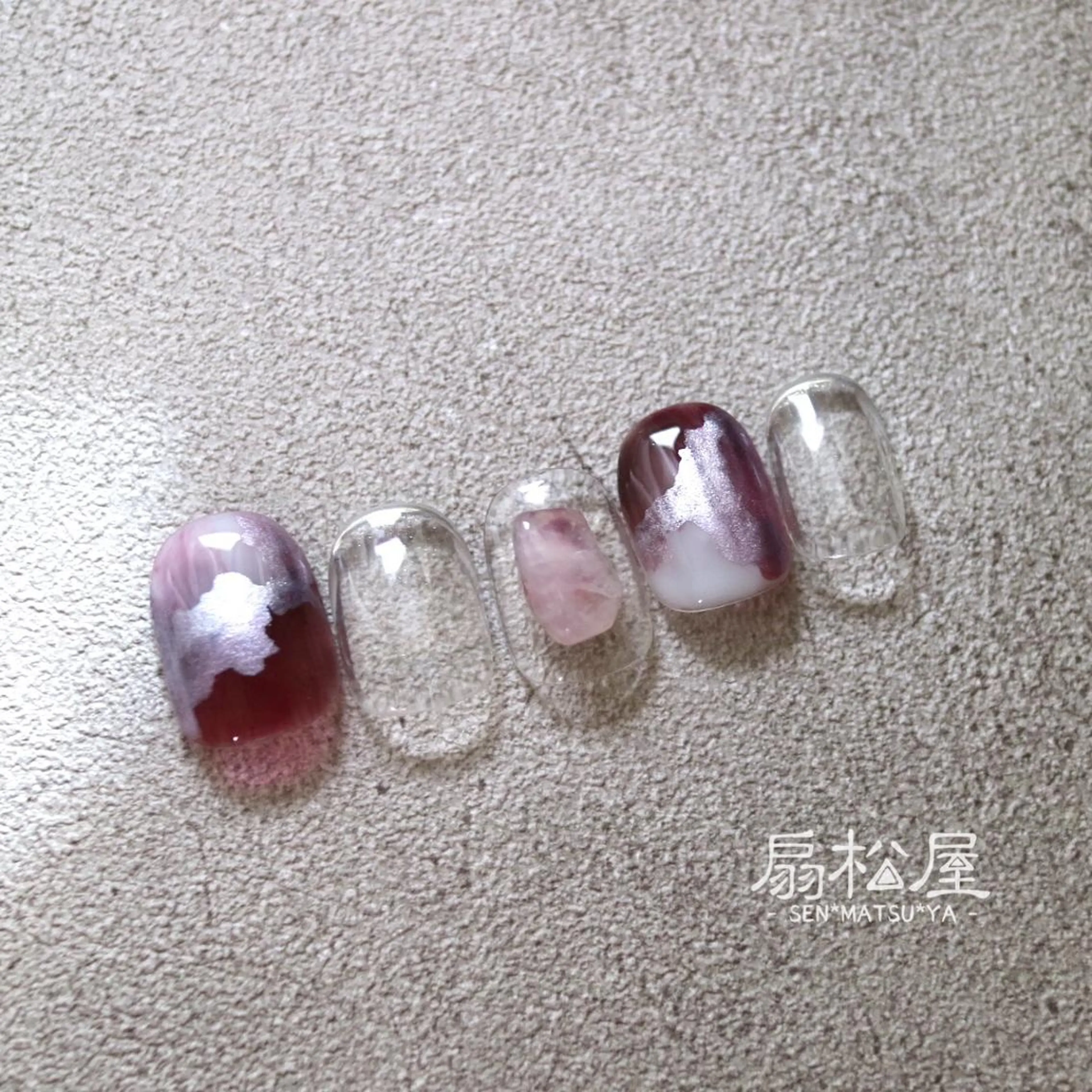 ネイル 扇松屋 marie.nのネイルデザイン