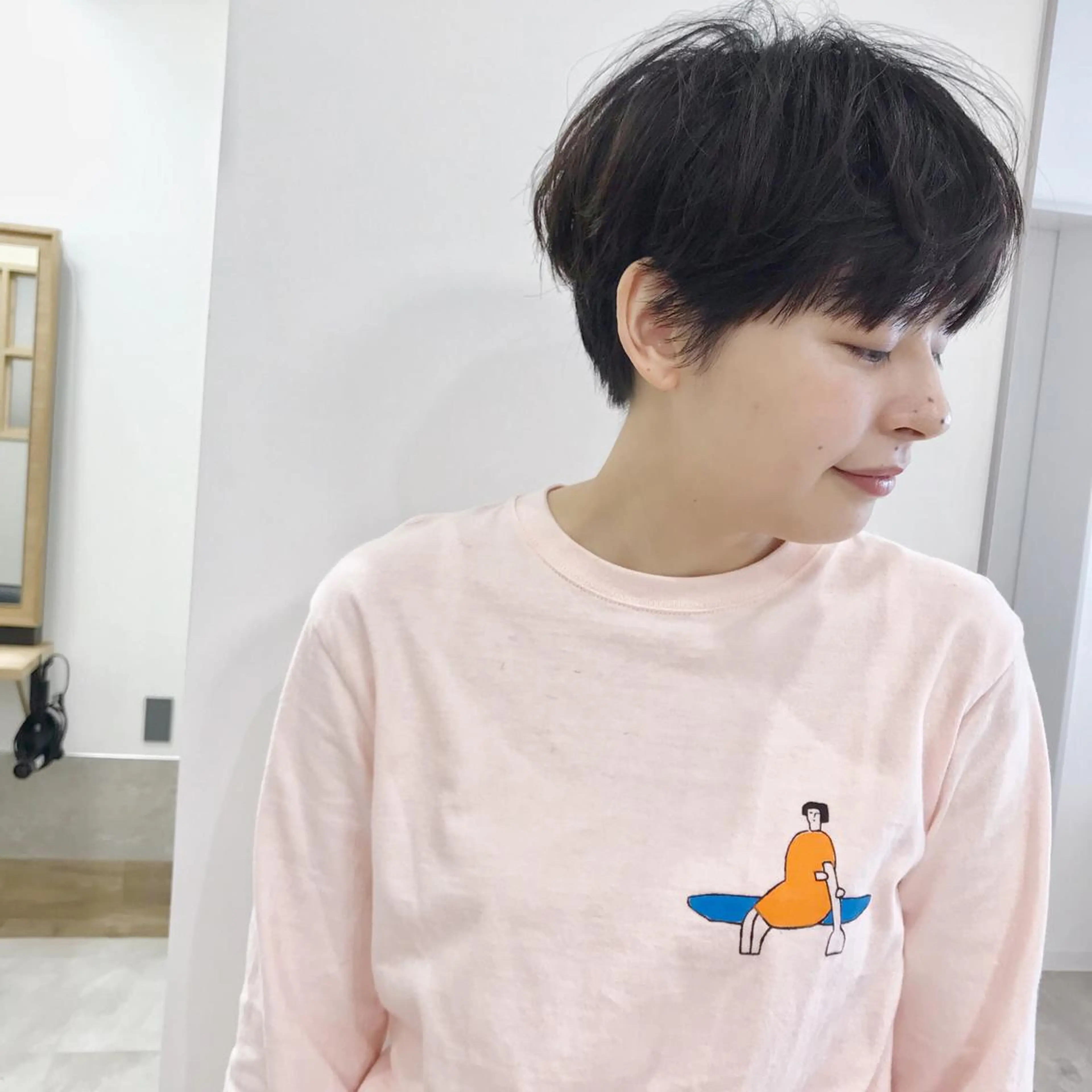 ショート ショートヘア HARUNA🤍 大人ショートヘアのヘアスタイル