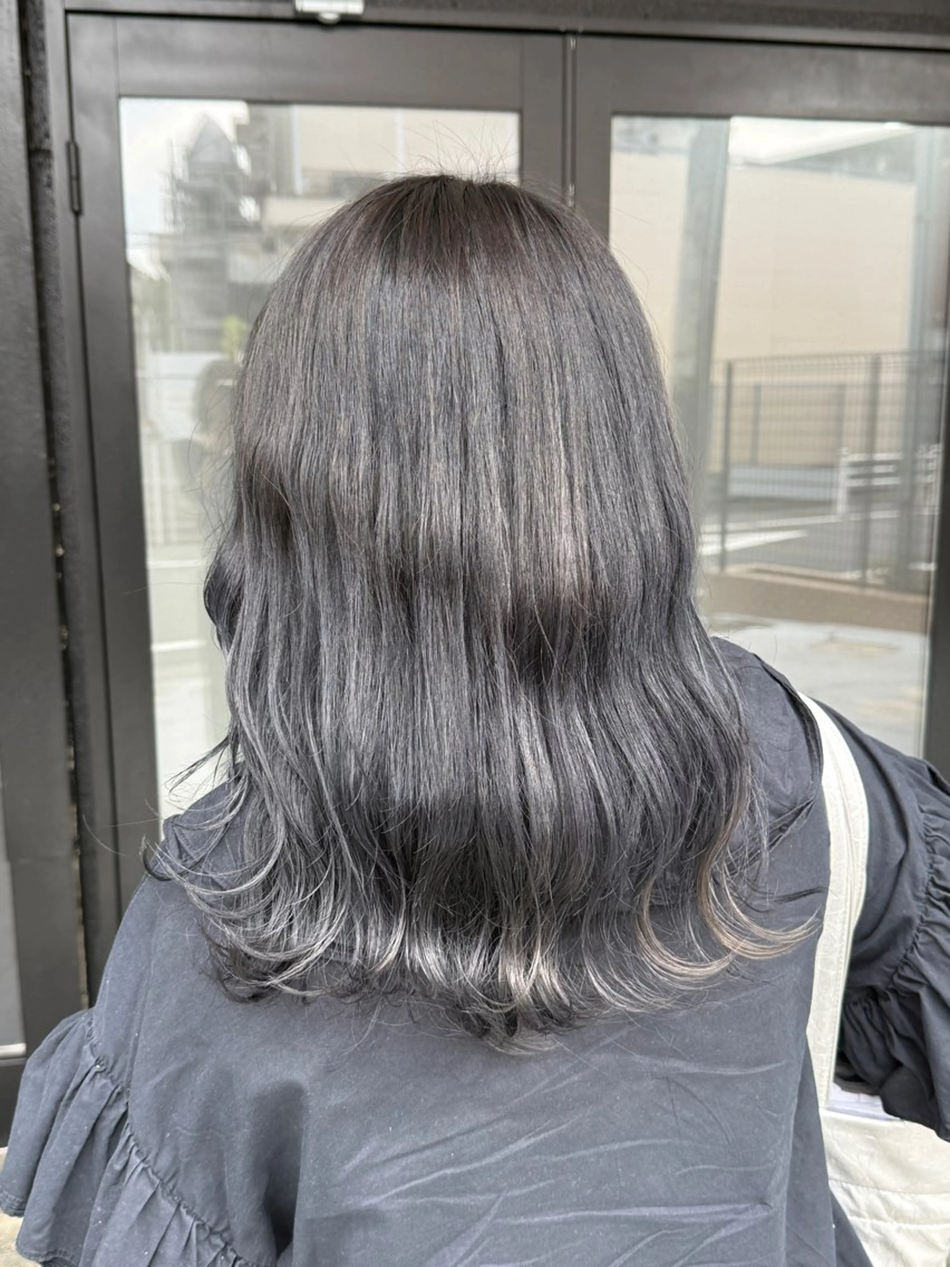 セミロング カラー ヘアカラー 透明感カラー/パーマ 🌀アオノのヘアスタイル