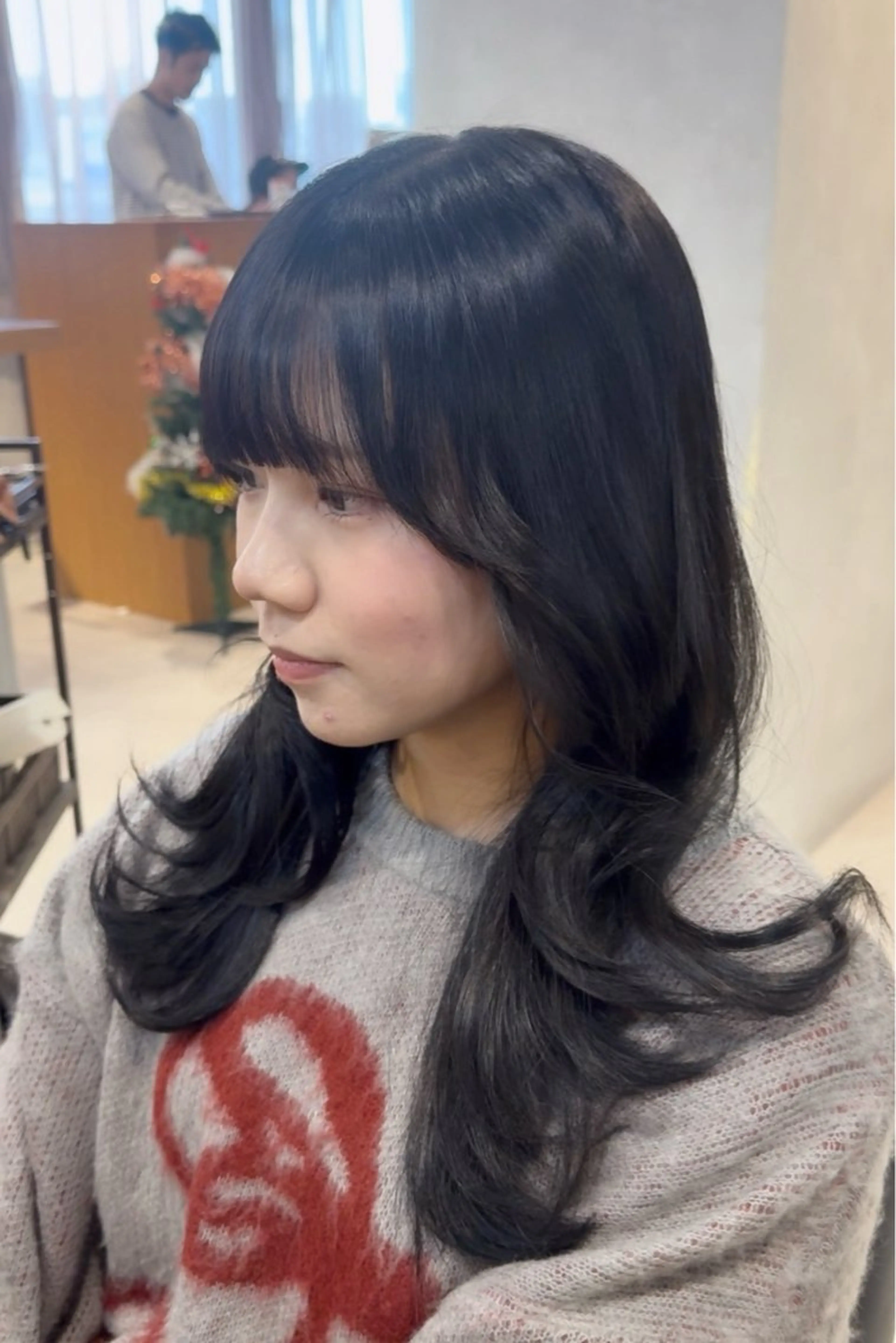 ロング 岡本 太陽☀️のヘアスタイル