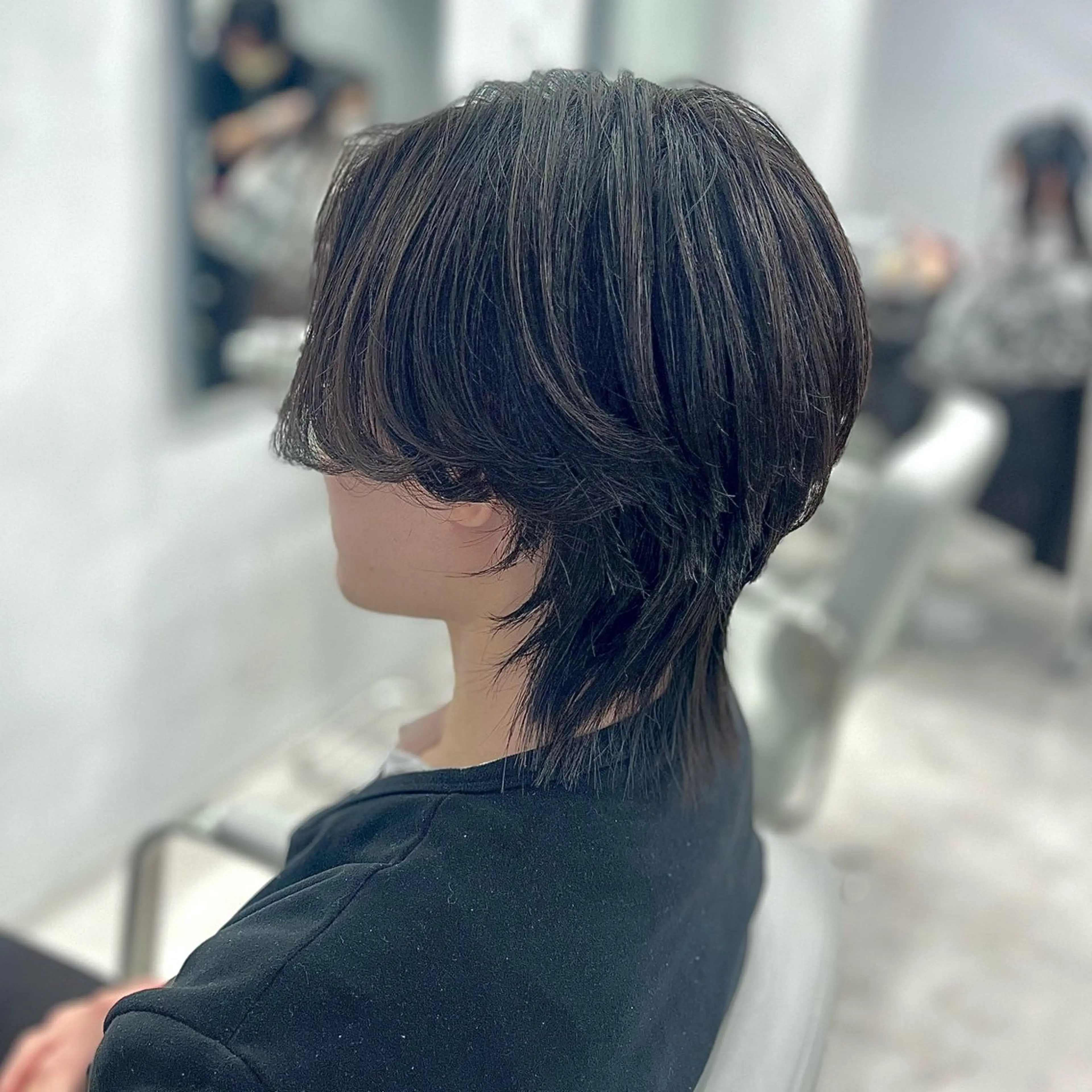 ミディアム 無料カットモデル ユナのヘアスタイル