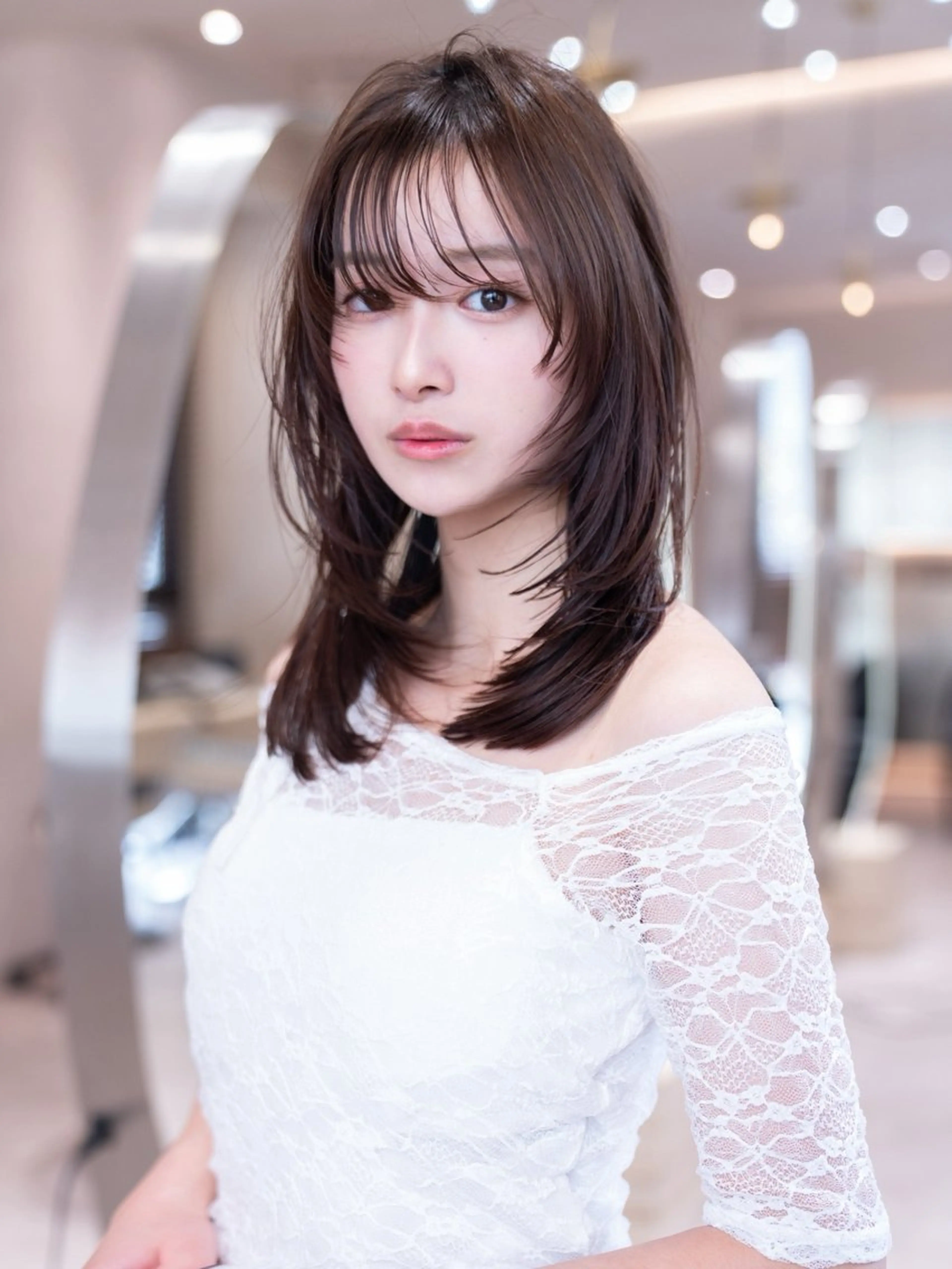 セミロング カラー カット ヘアカラー トリートメント 渋谷🌈透明感カラー レイヤー/mikuのヘアスタイル