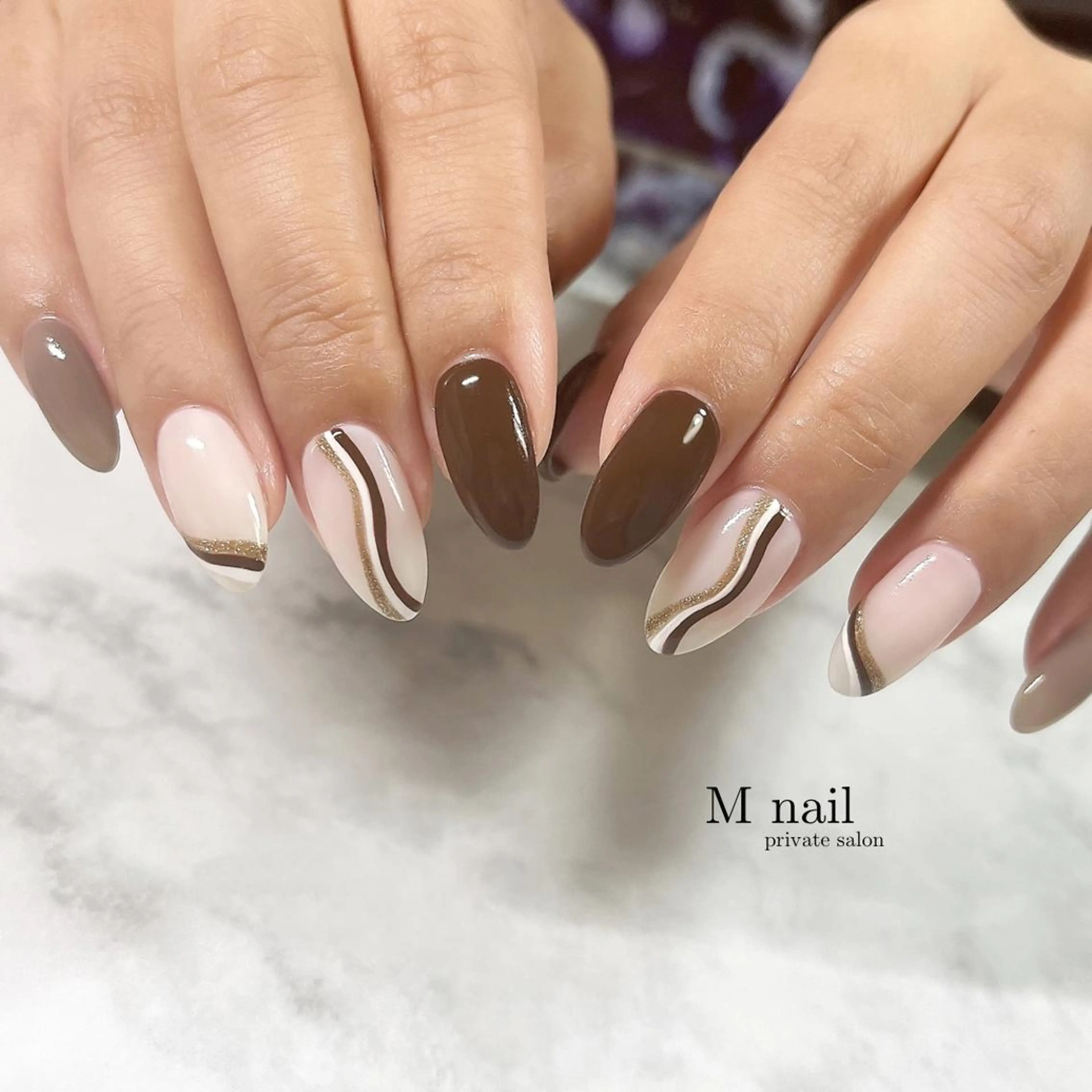 ネイル ハンドネイル M　nail所属・M nailのネイルデザイン