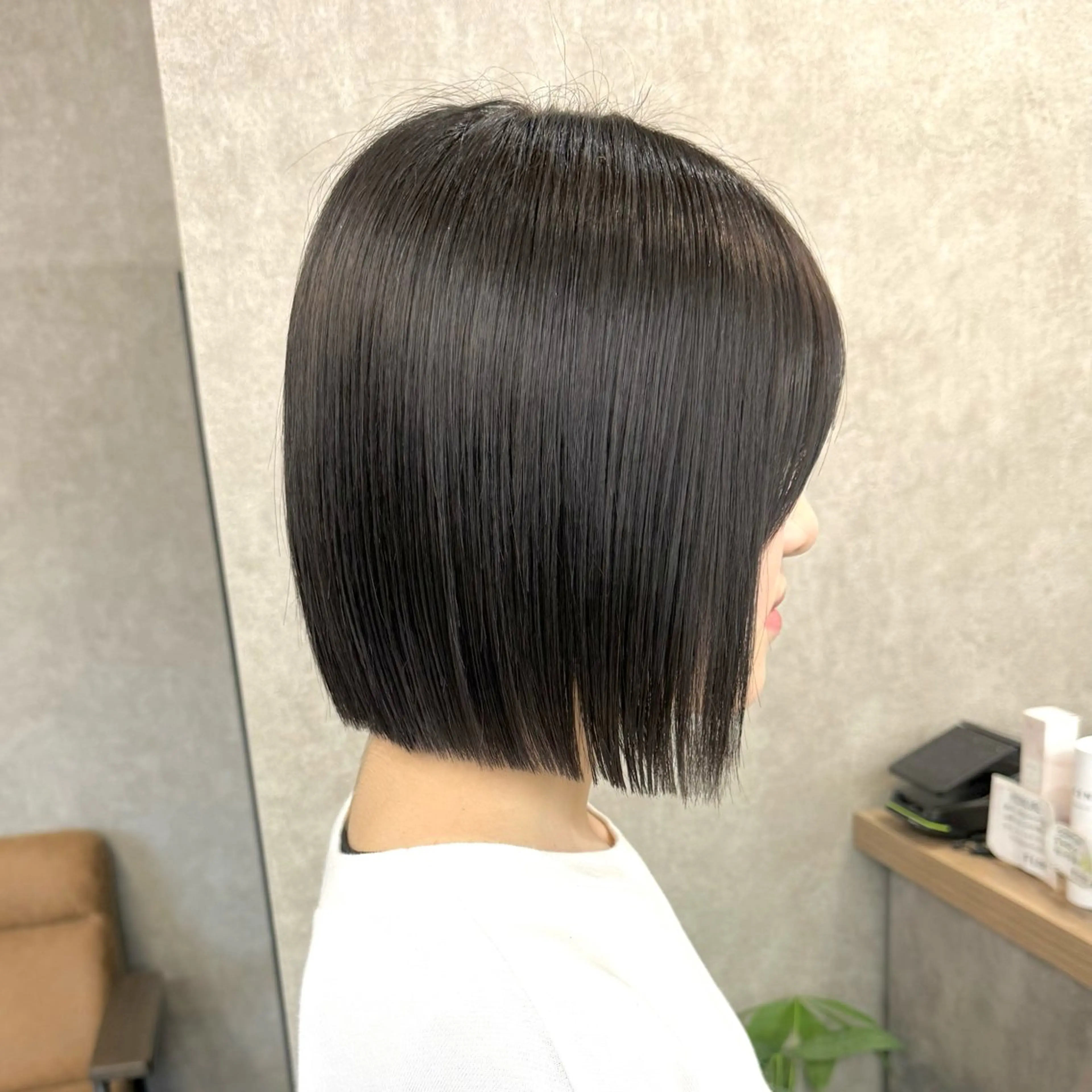 ミディアム ボブ 韓国風ヘア カット トリートメント 似合わせボブ🎀🫧 千葉 優希のヘアスタイル