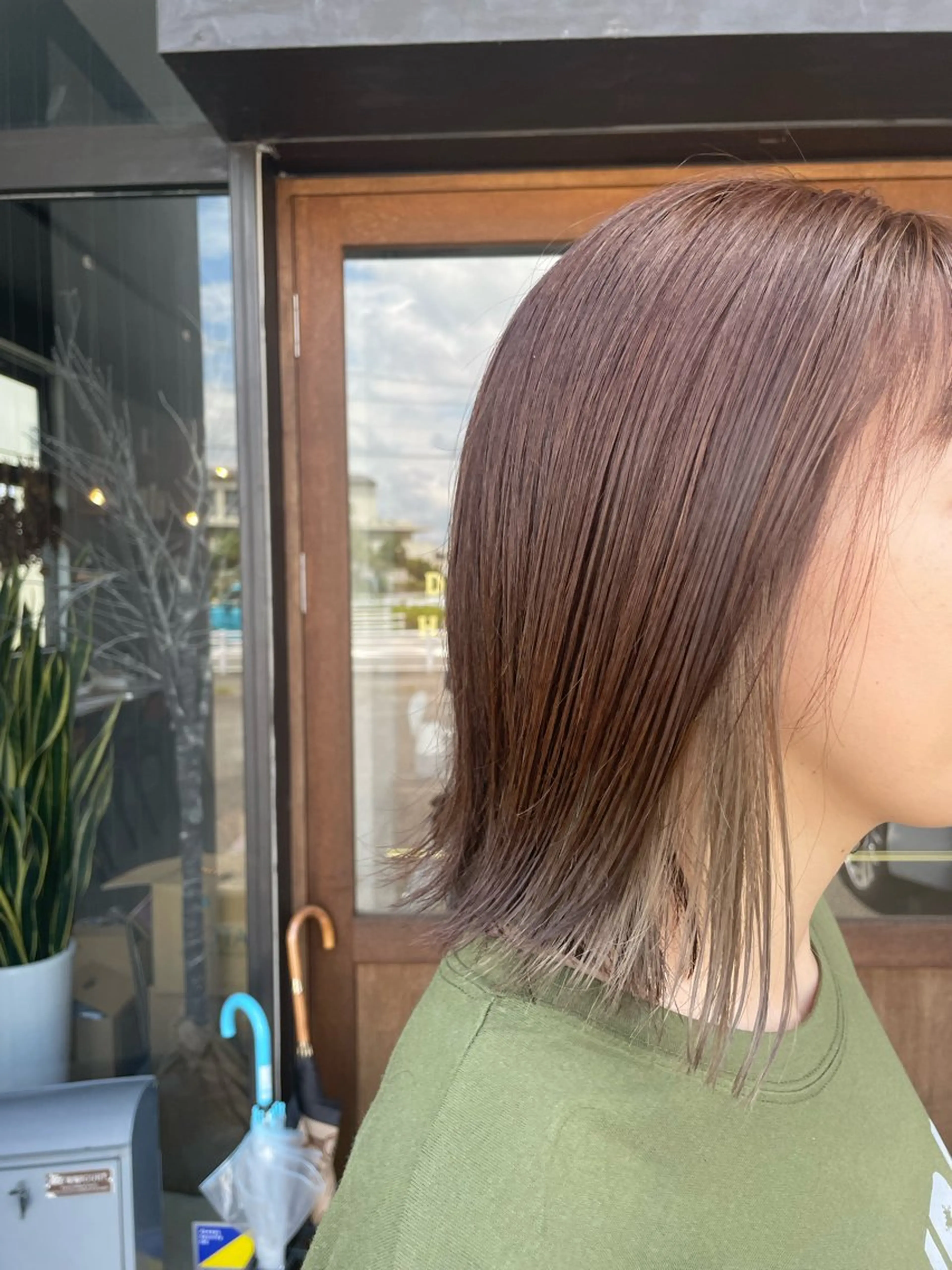 ミディアム カラー ヘアカラー 艶髪/透明感カラー/ 韓国/nonokaのヘアスタイル