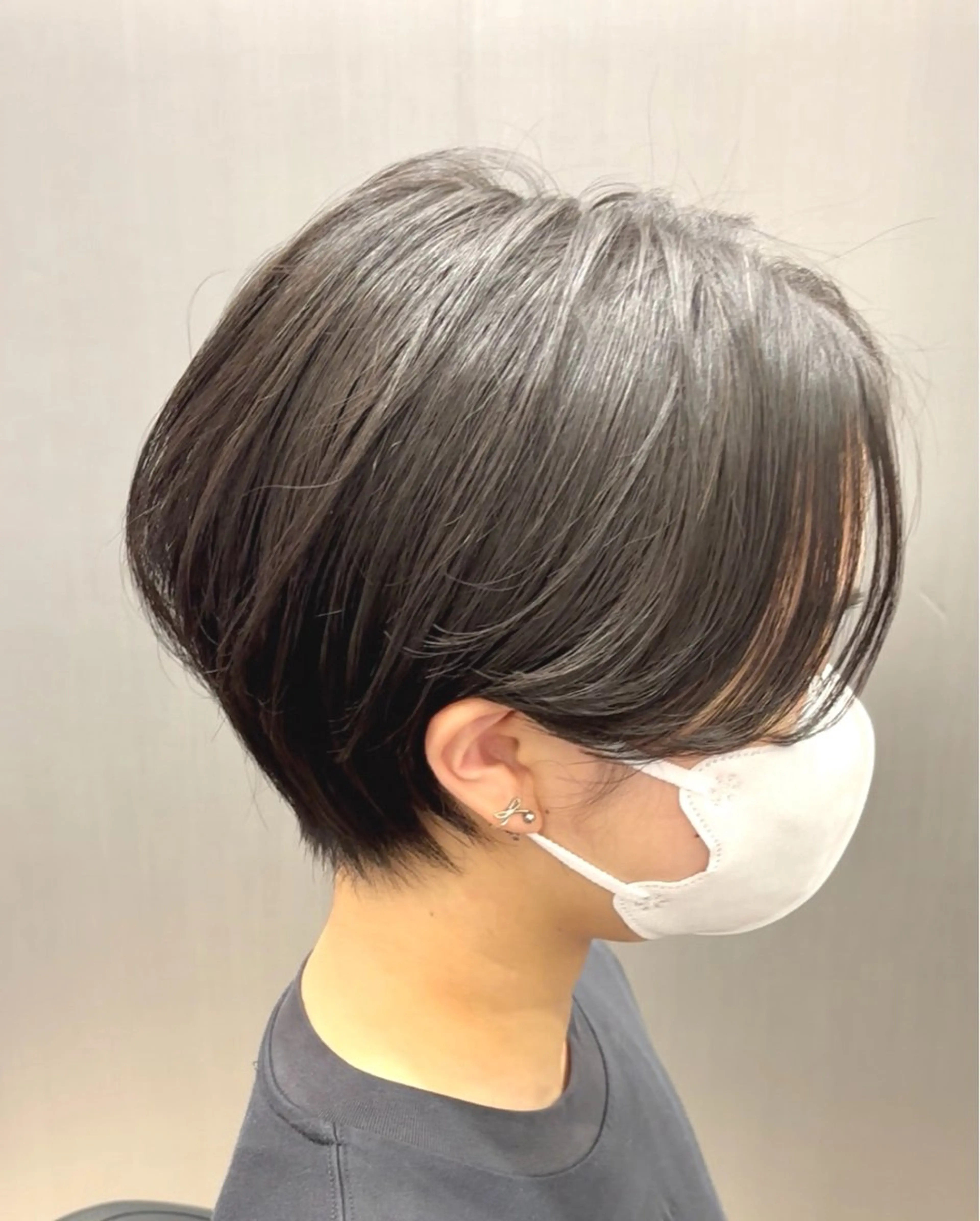 ショート ショートボブ ハンサムショート 丸みショート ボブ くびれヘア HARUKI  MINATO Japan広島紙屋町店所属・hmj紙屋町店 脊戸智志のエステ・リラクイメージ