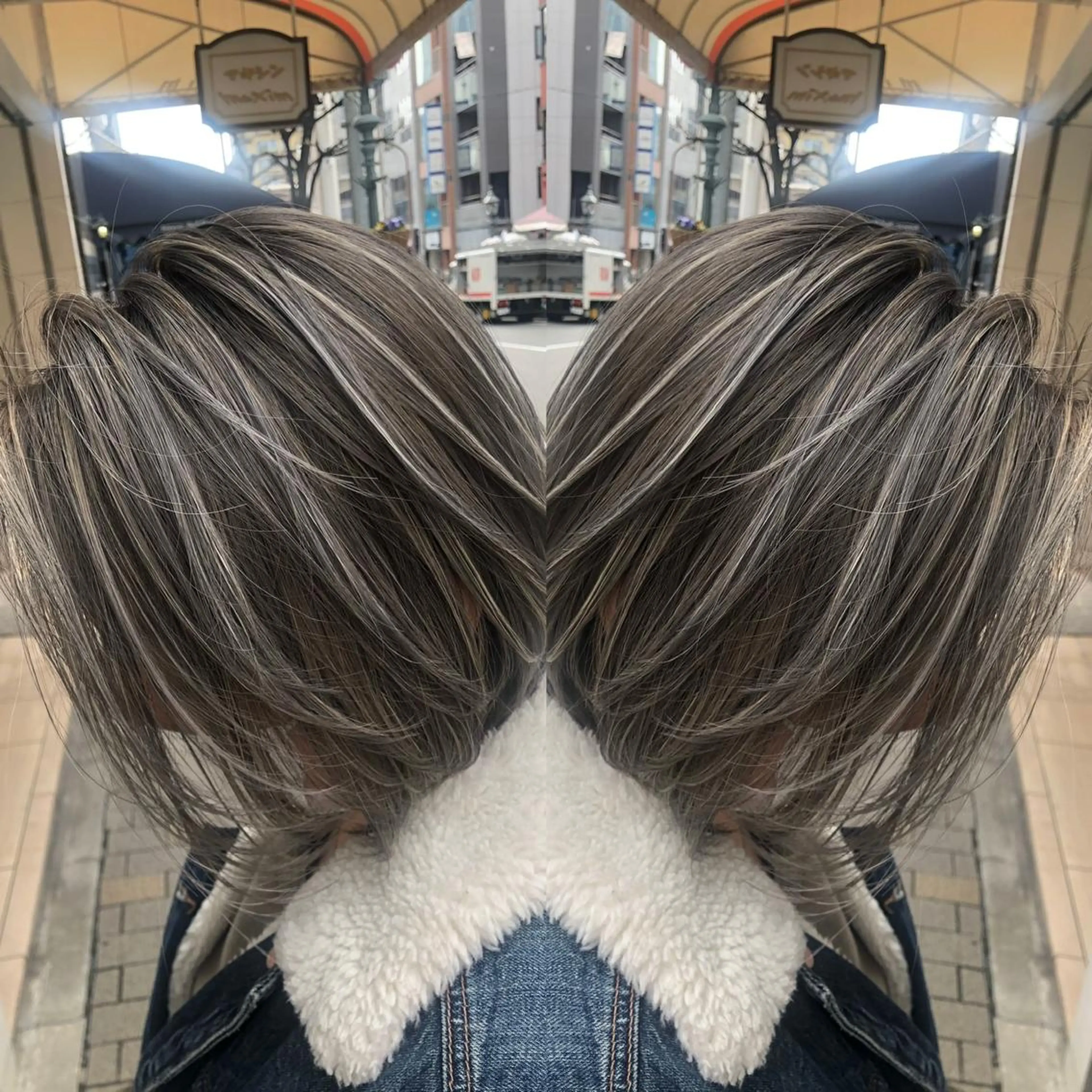 ショート カラー ヘアカラー トリートメント _ WHITE三宮店のヘアスタイル