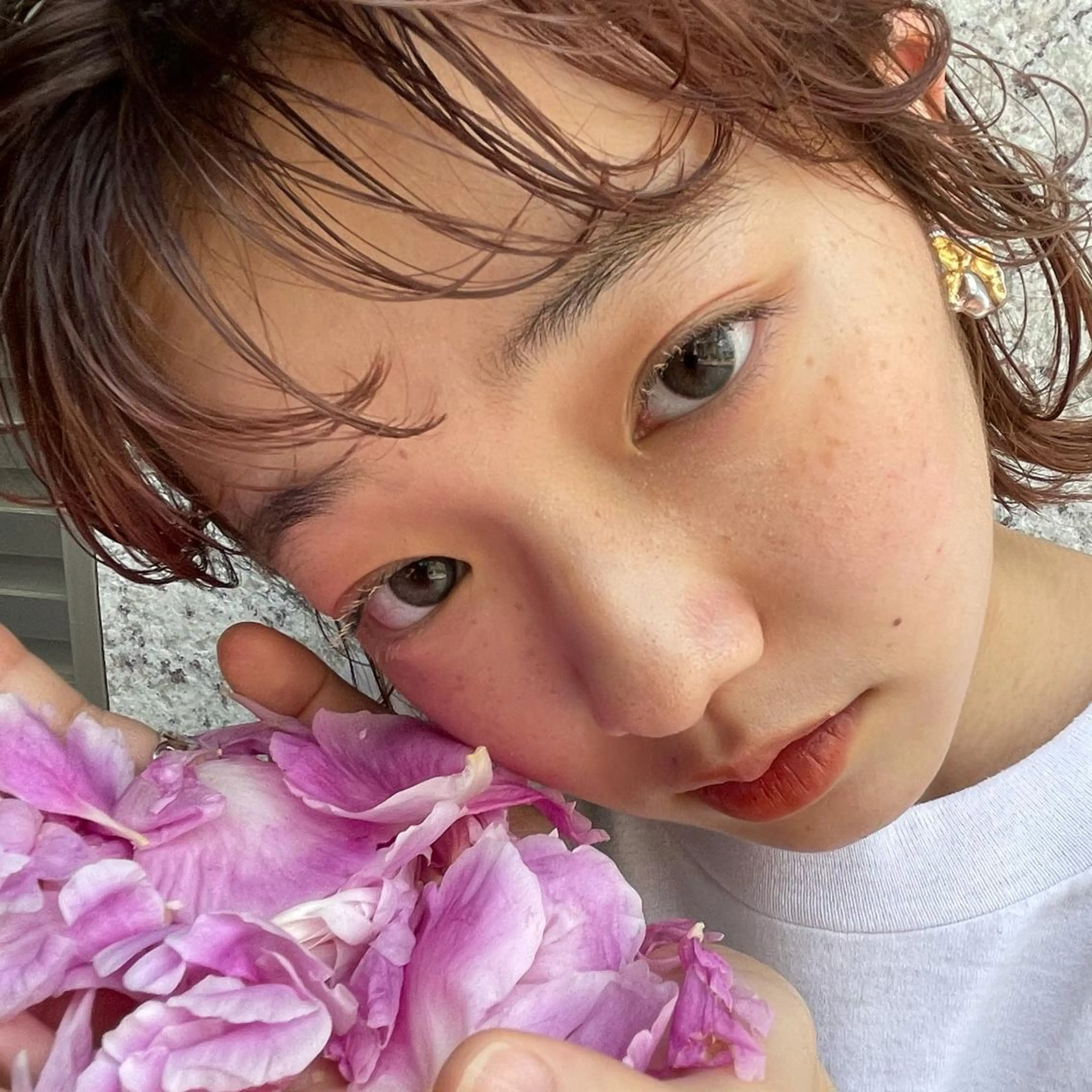 ミディアム カット ヘアカラー 🧸ショートカット 🤎店長anju🪽のヘアスタイル