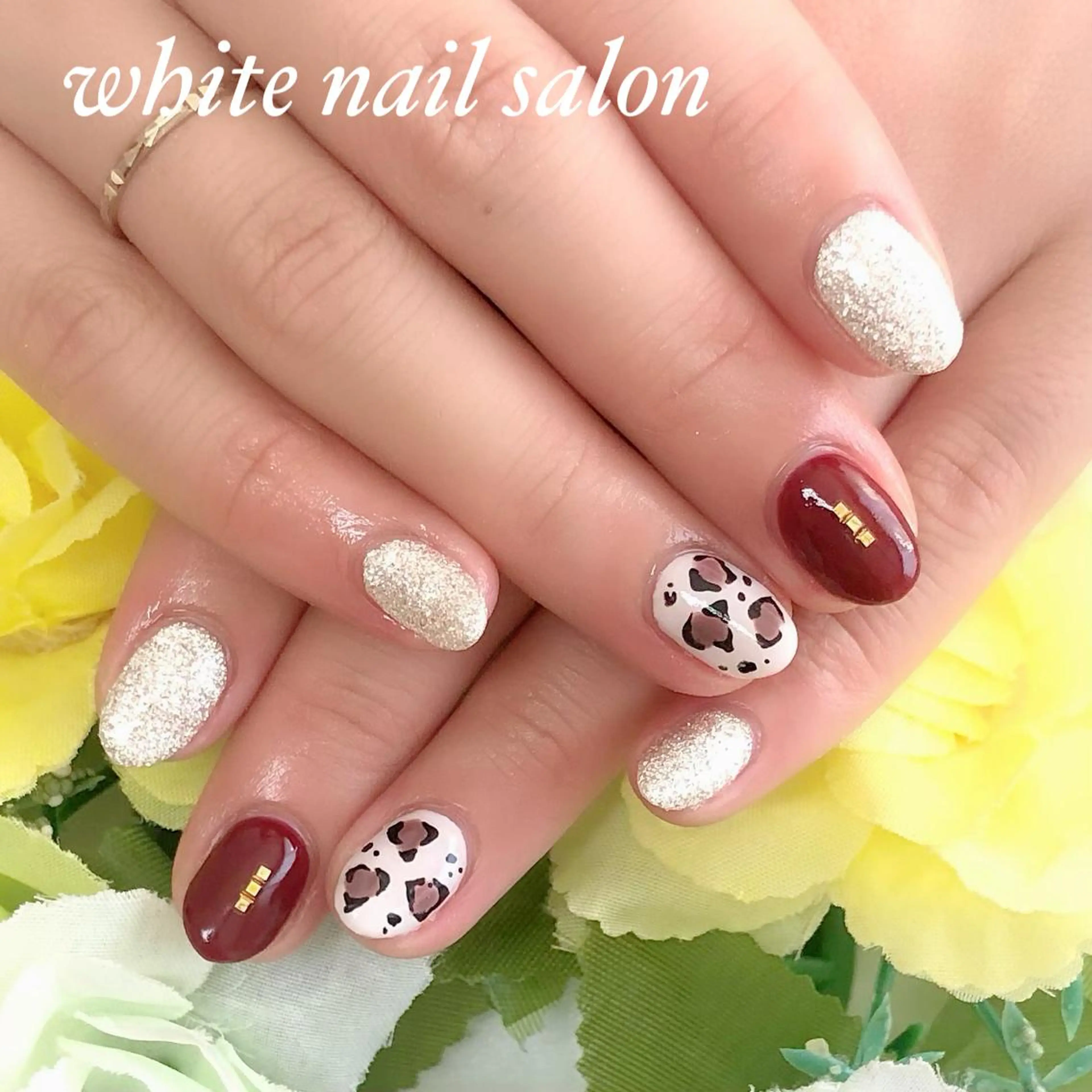 ネイル アートネイル フレンチネイル ジェルネイル ハードジェル 持ち込み ハンドネイル white nail salonのネイルデザイン