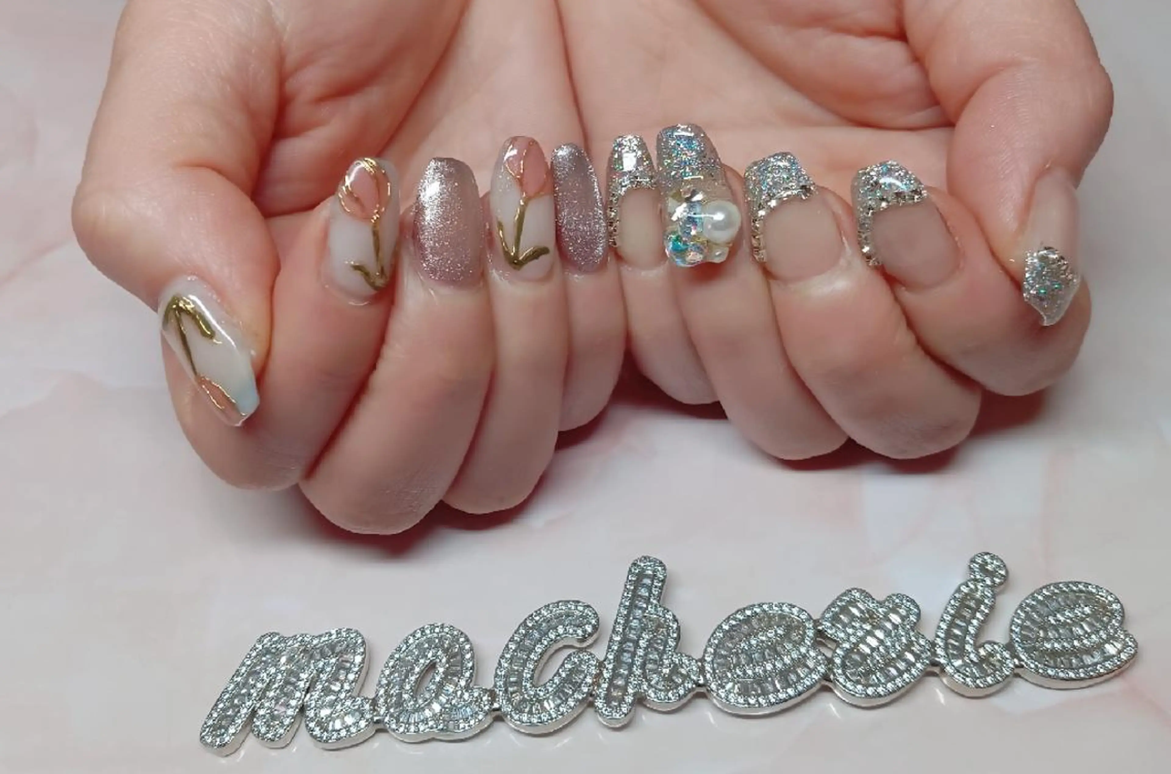 ネイル 持ち込み ハンドネイル Nail Salon macherieのネイルデザイン