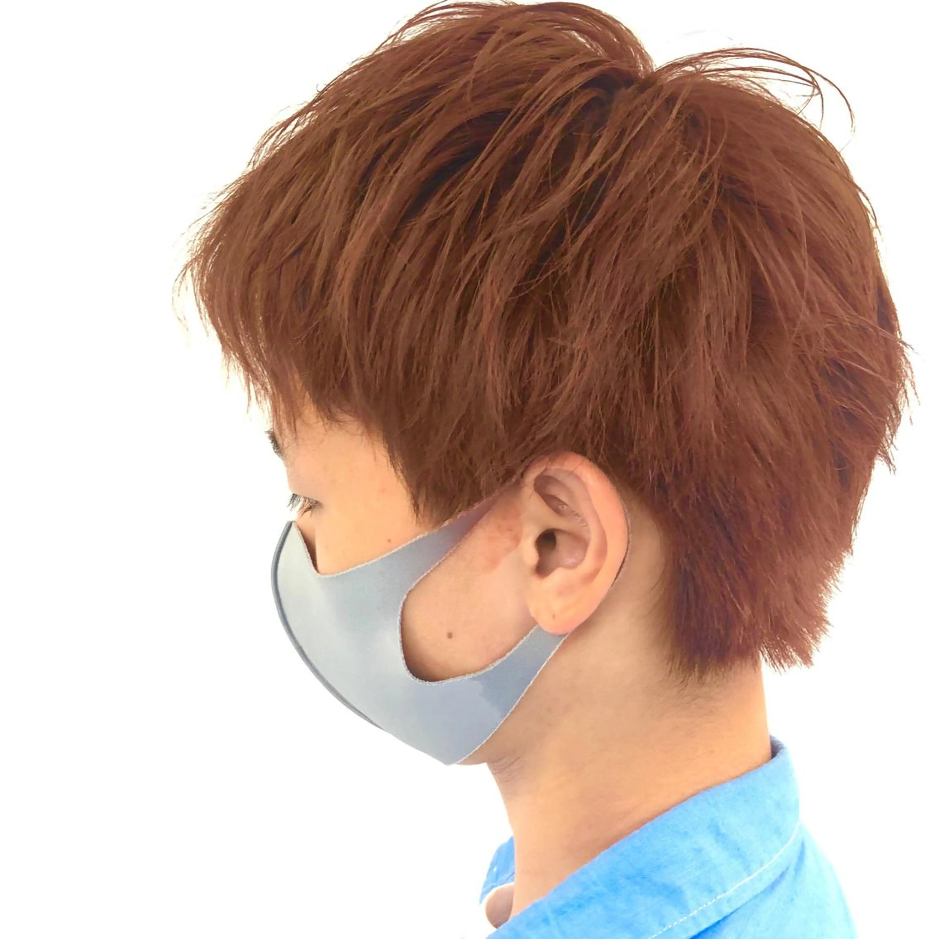 ショート カラー メンズ 🦋透明感グレージュ /韓国レイヤー🦋のヘアスタイル