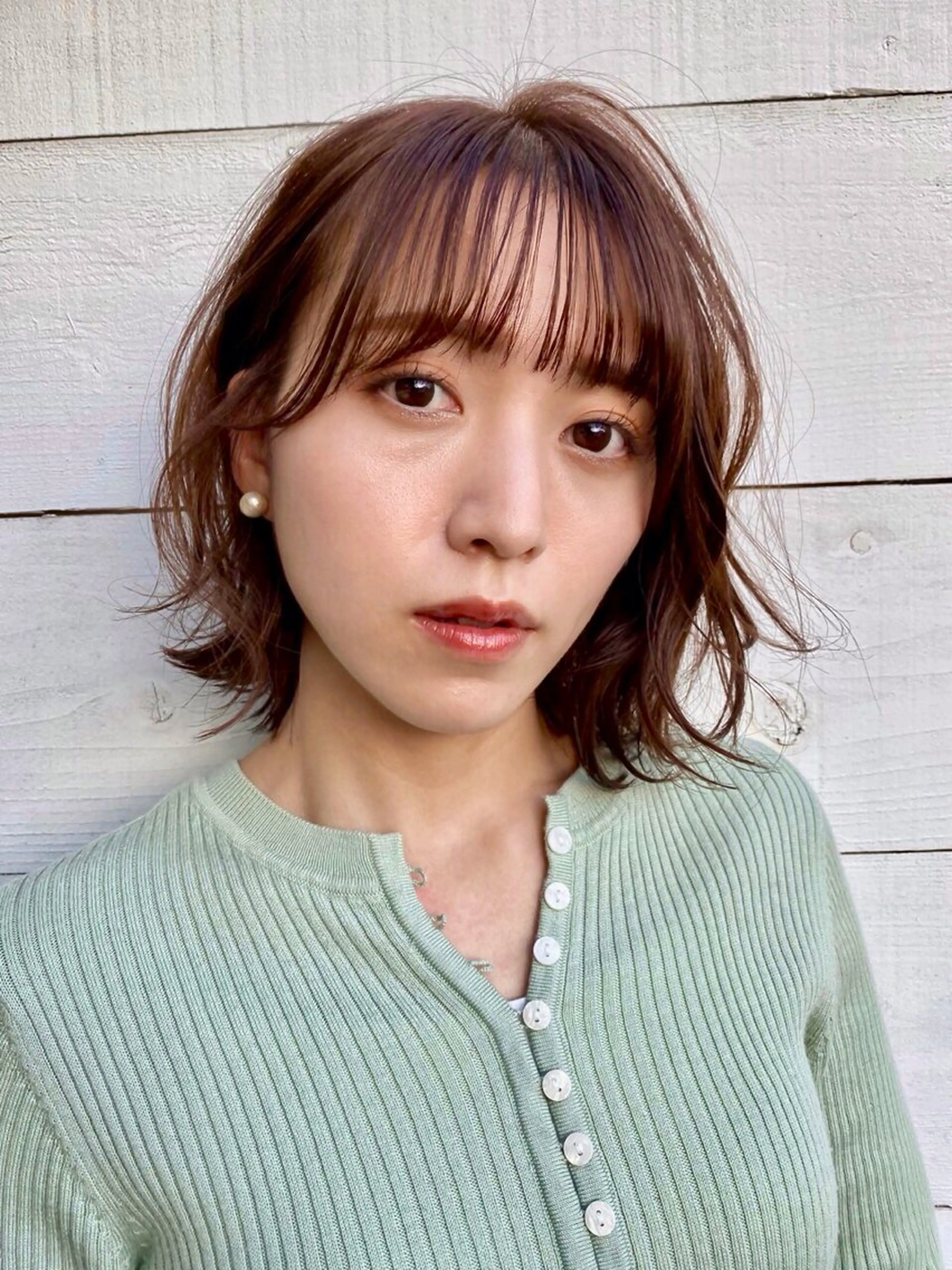 似合わせカット+パーマの写真