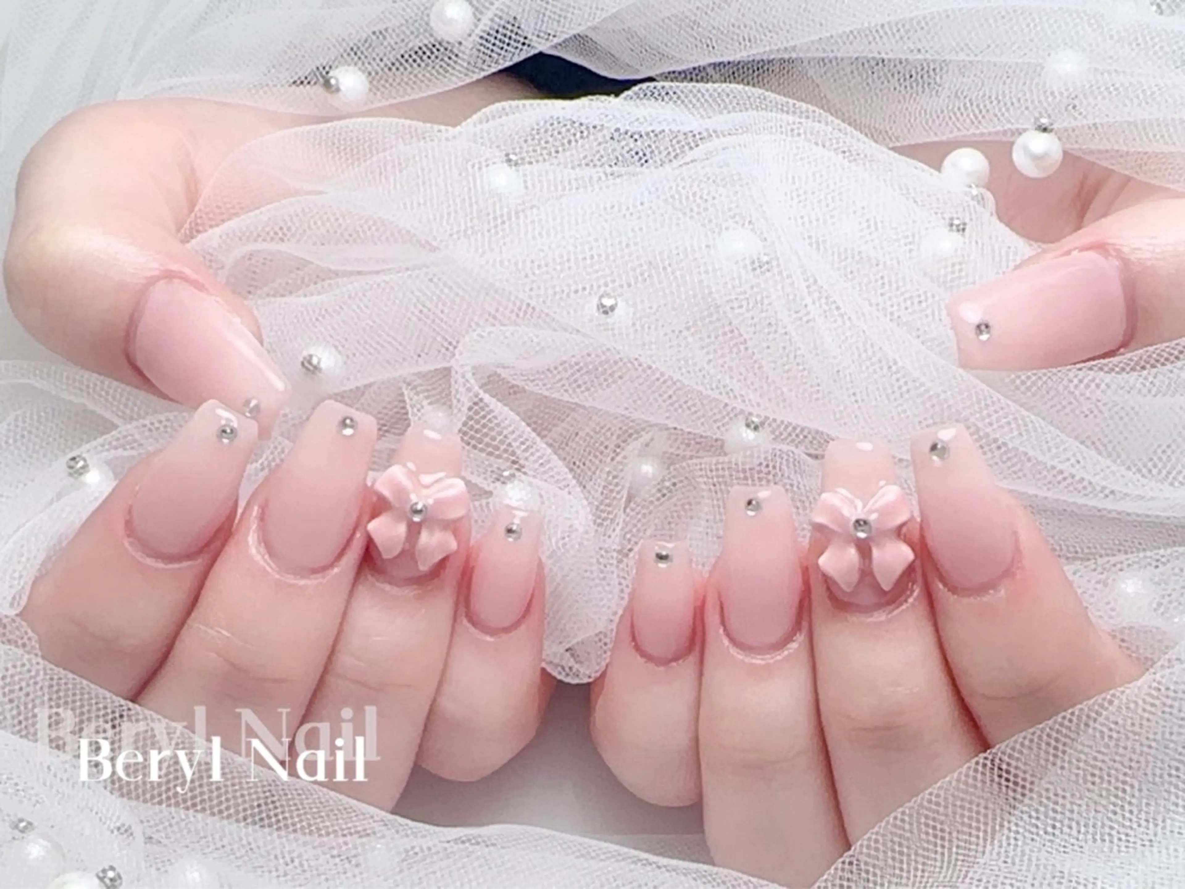 ロング ハンドネイル Beryl Nail所属・Beryl Nail 新大久保のネイルデザイン