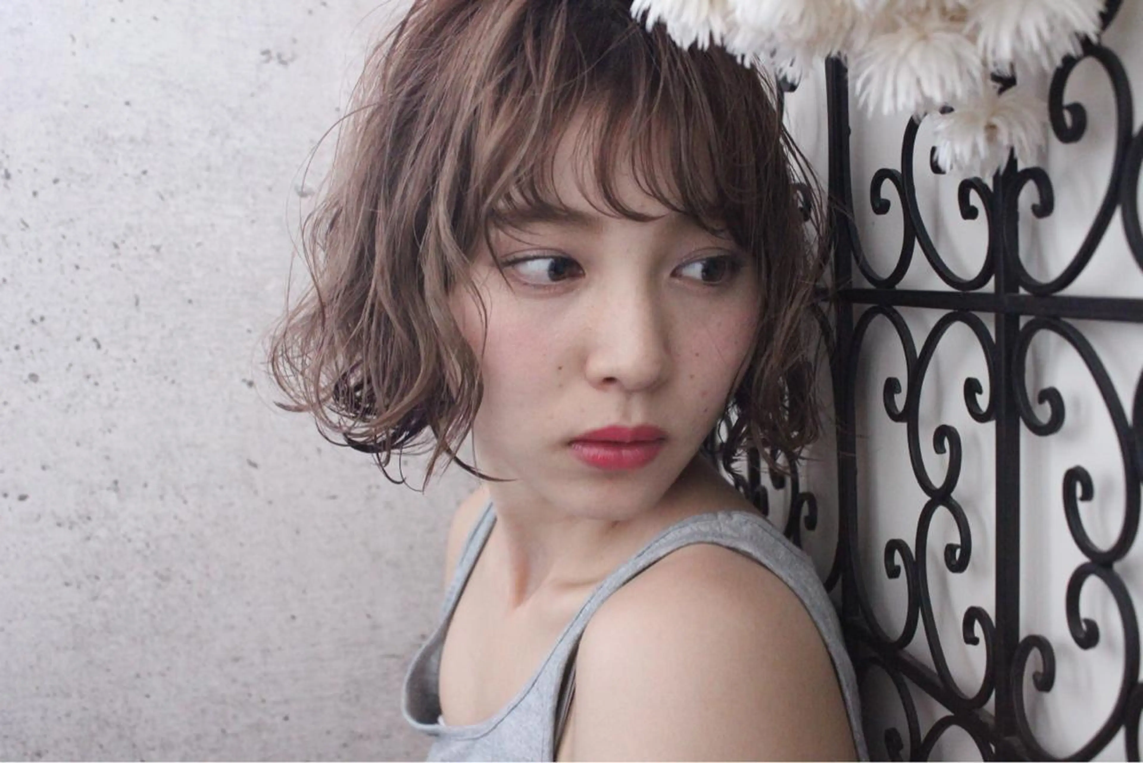 ショート カラー パーマ ooit所属・ooit 【オーイット】のヘアスタイル