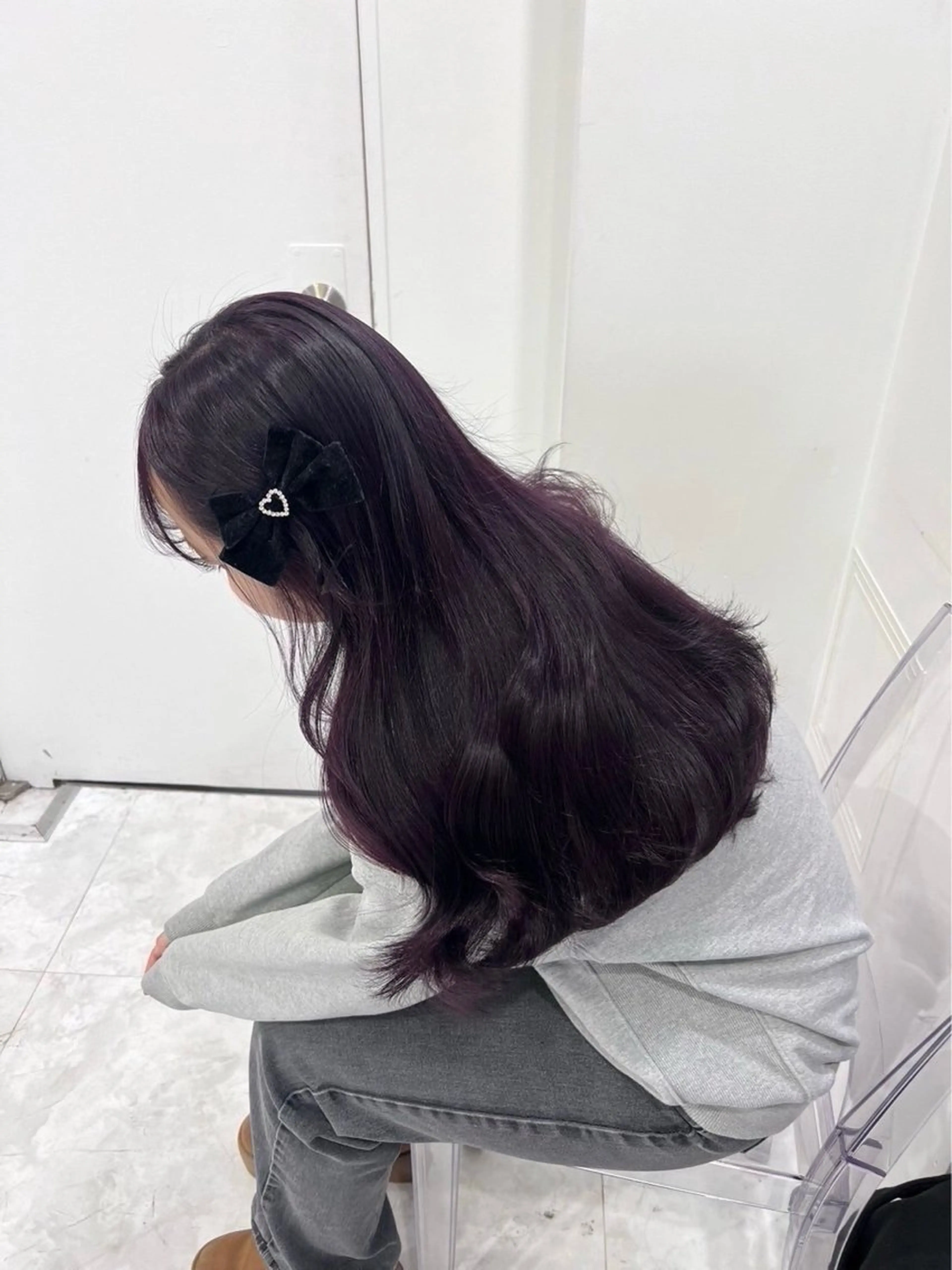 ロング カラー 韓国ヘア🫧 serina🎀のヘアスタイル