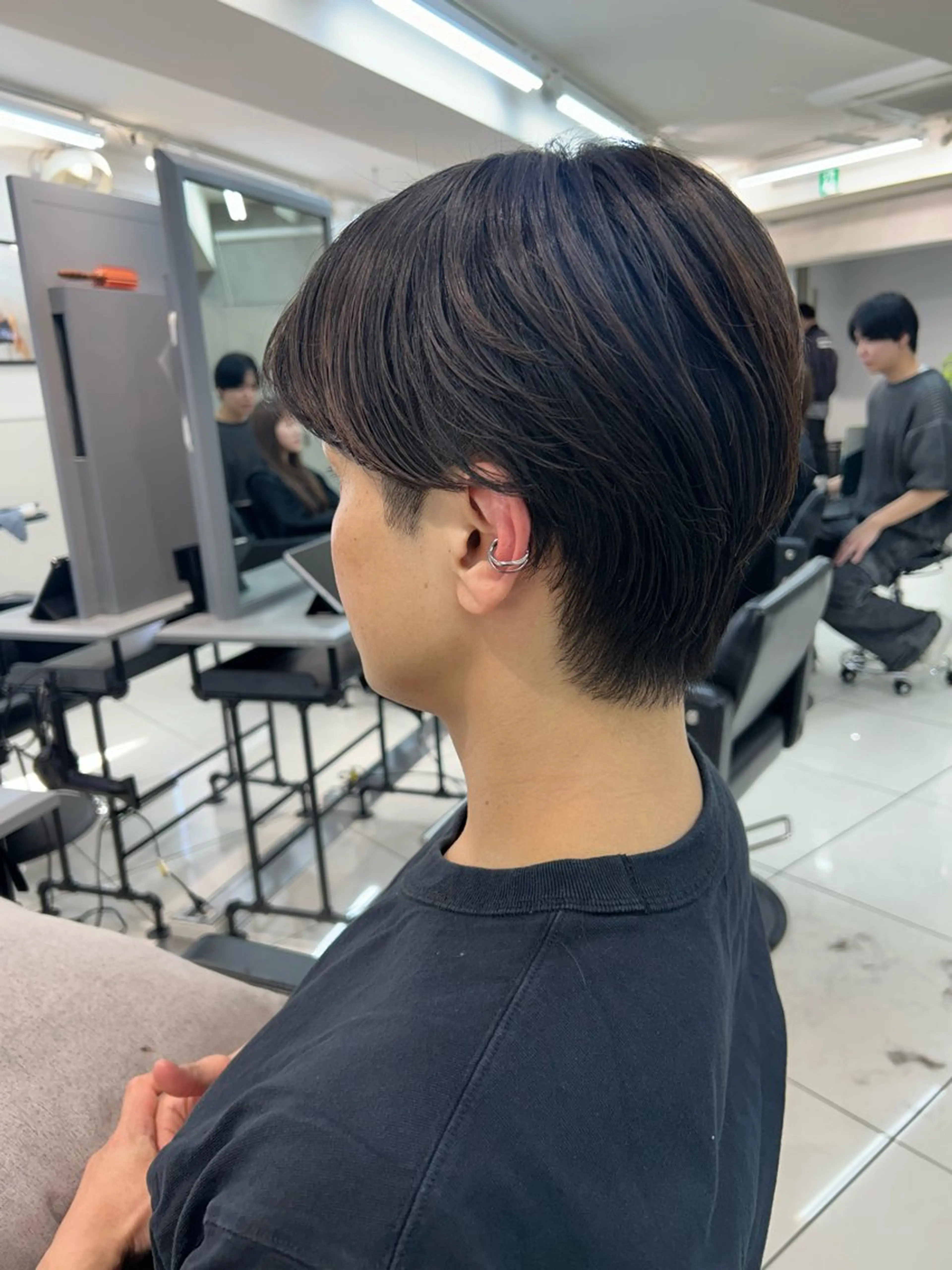 ショート メンズ カルマパーマ メンズパーマ カット パーマ ナチュラル×色気パ ーマ 渋谷/マナミのヘアスタイル