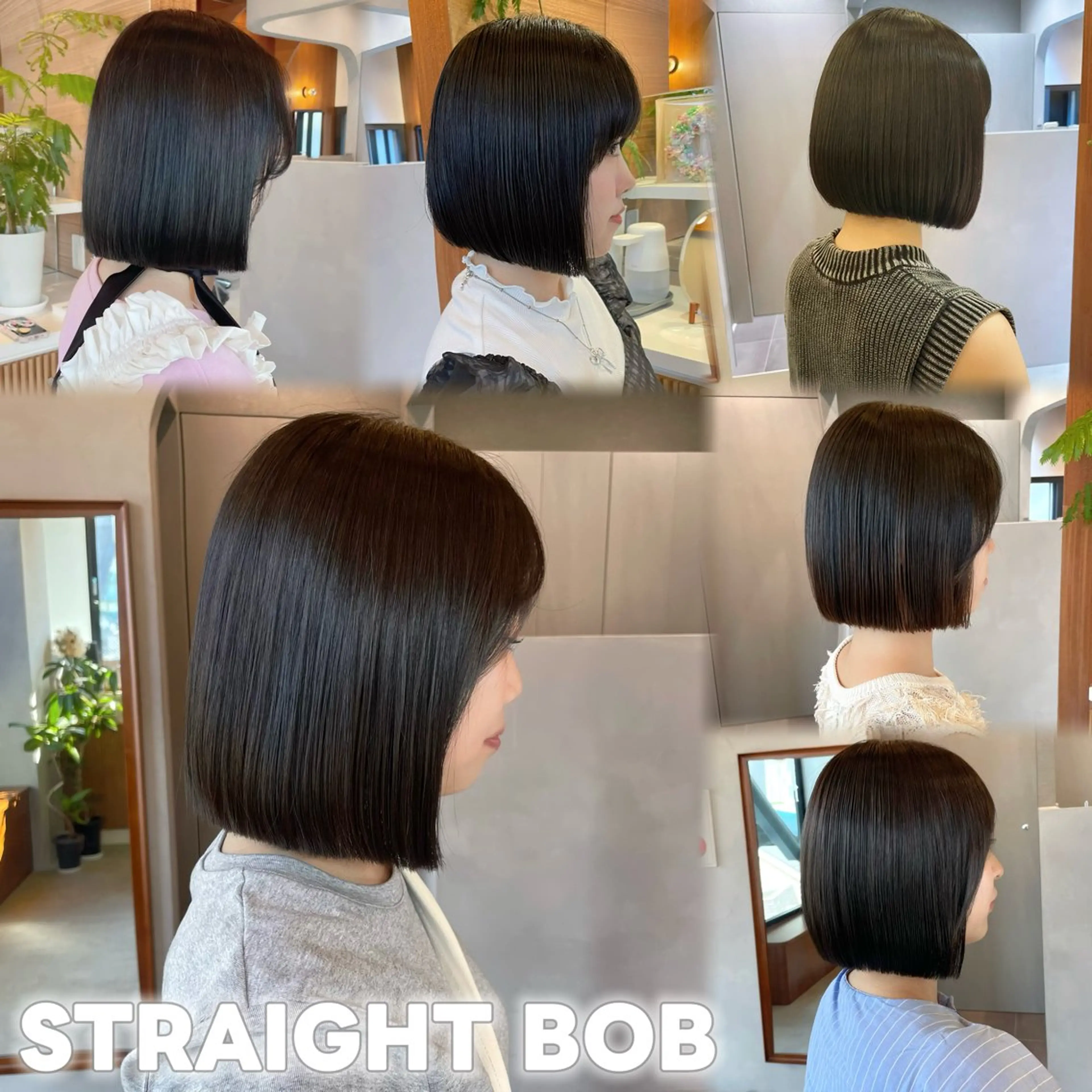 ショート ボブ 韓国風ヘア 縮毛矯正 トリートメント カット 縮毛矯正 トリートメント ボブ/縮毛矯正/レイ ヤー♡Natsukiのヘアスタイル