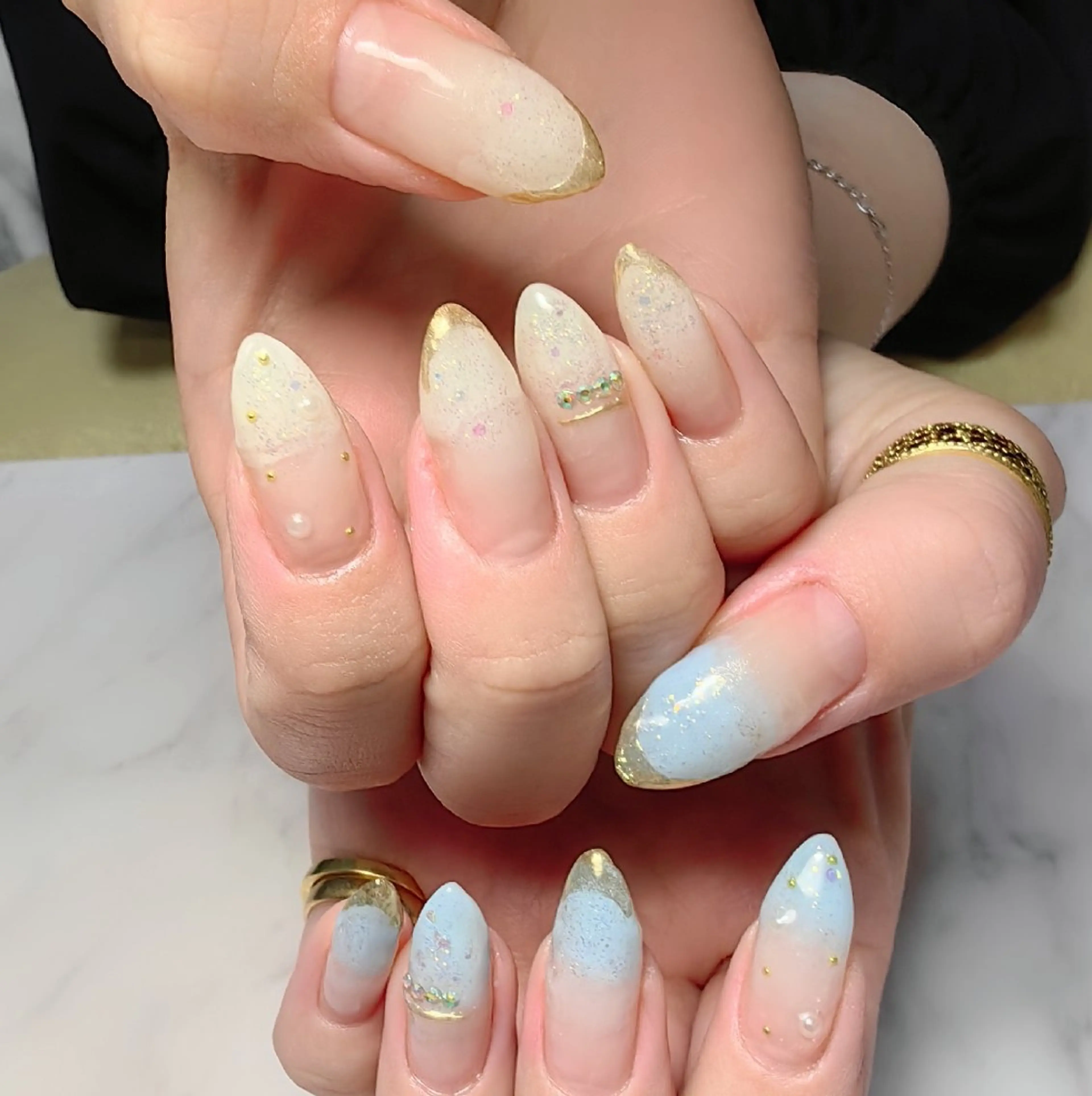 ネイル グラデーション ハンドネイル reve あやののネイルデザイン