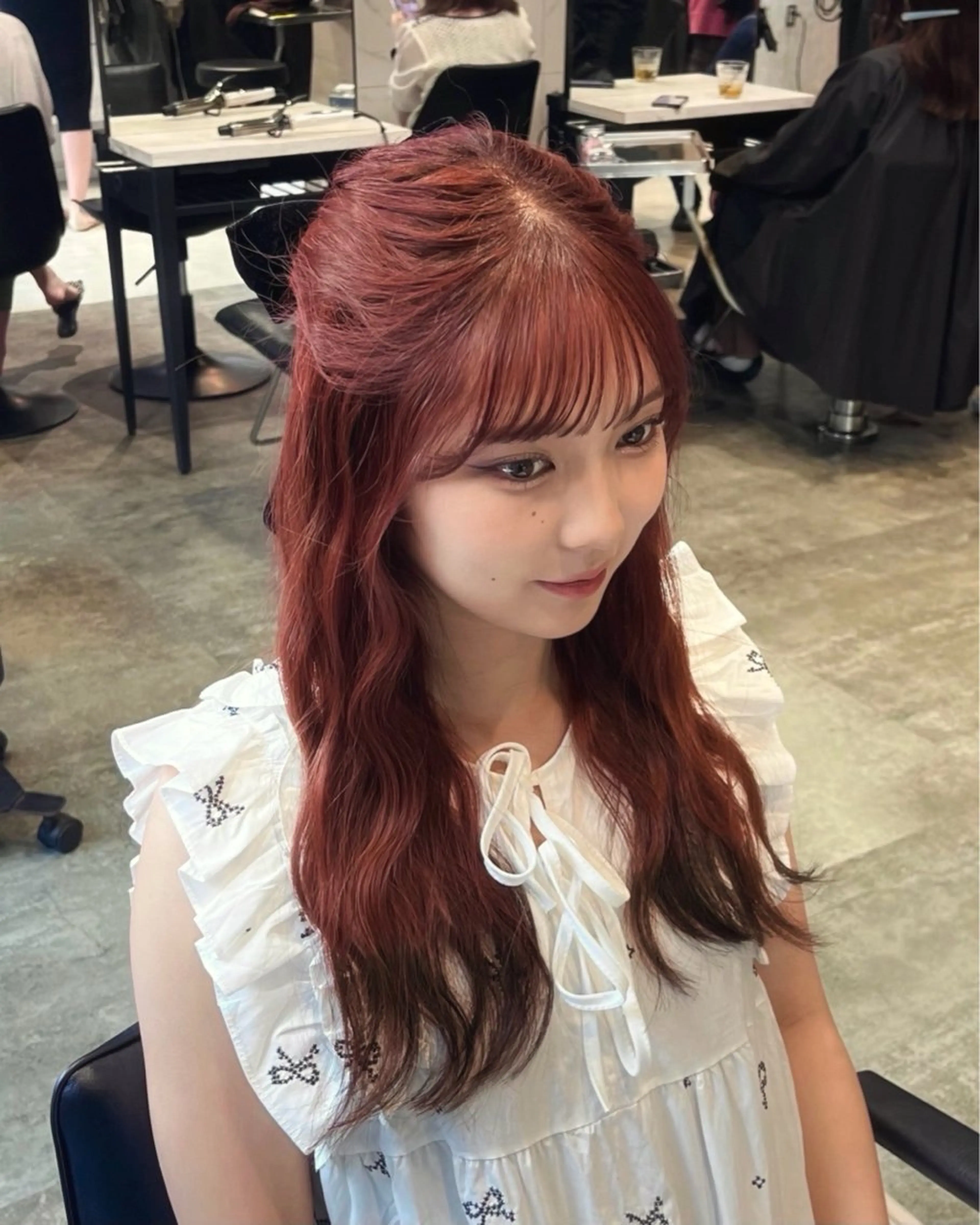 ロング カラー ヘアカラー トリートメント SALOWIN 原宿 IL Salice所属・MIMI🌻໋᳝݊ 個性派カラー⑅ ⸝꙳のヘアスタイル