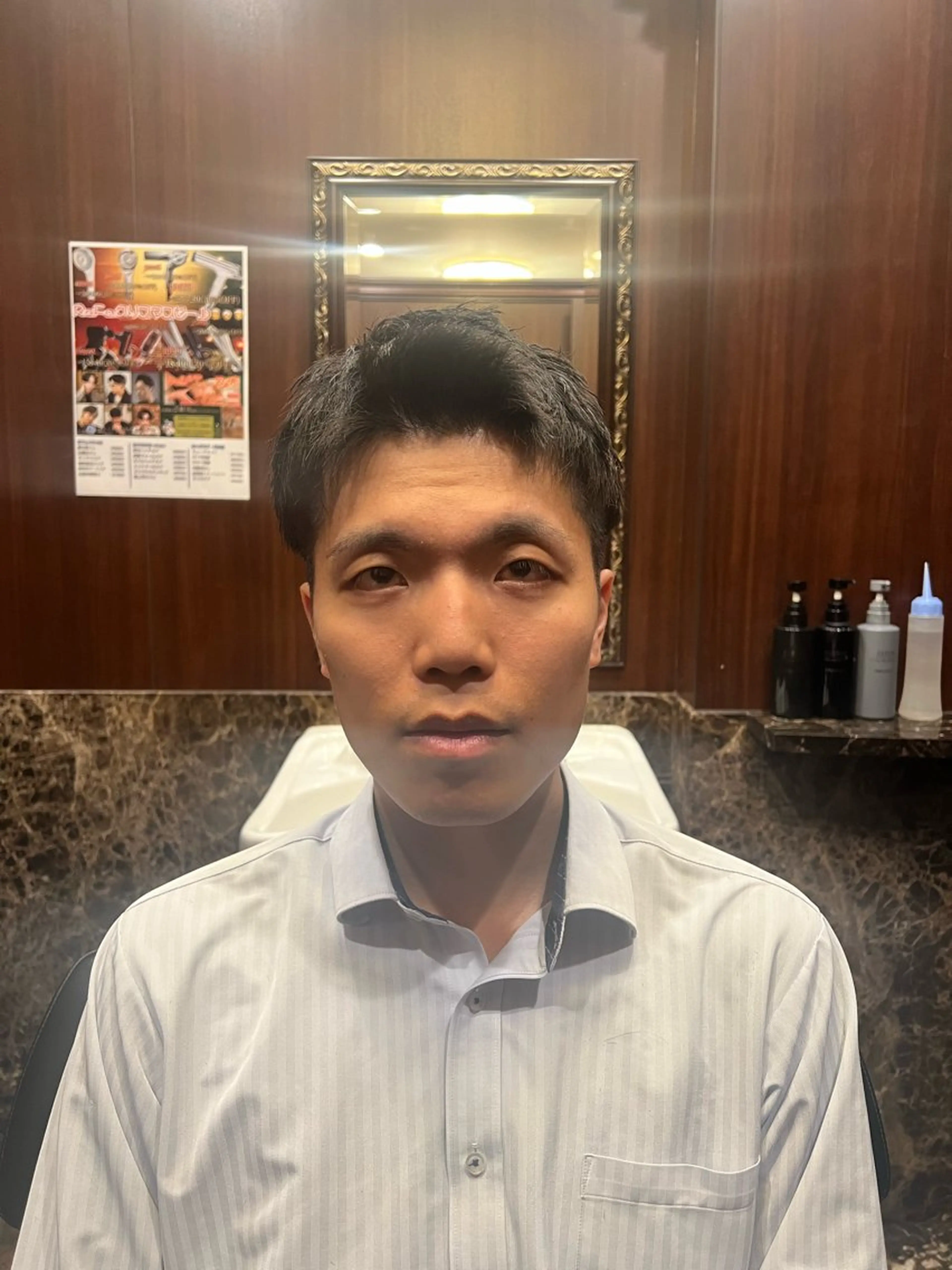 ショート ヒロ銀座バーバーショップ丸の内所属・秋山 琳太のヘアスタイル