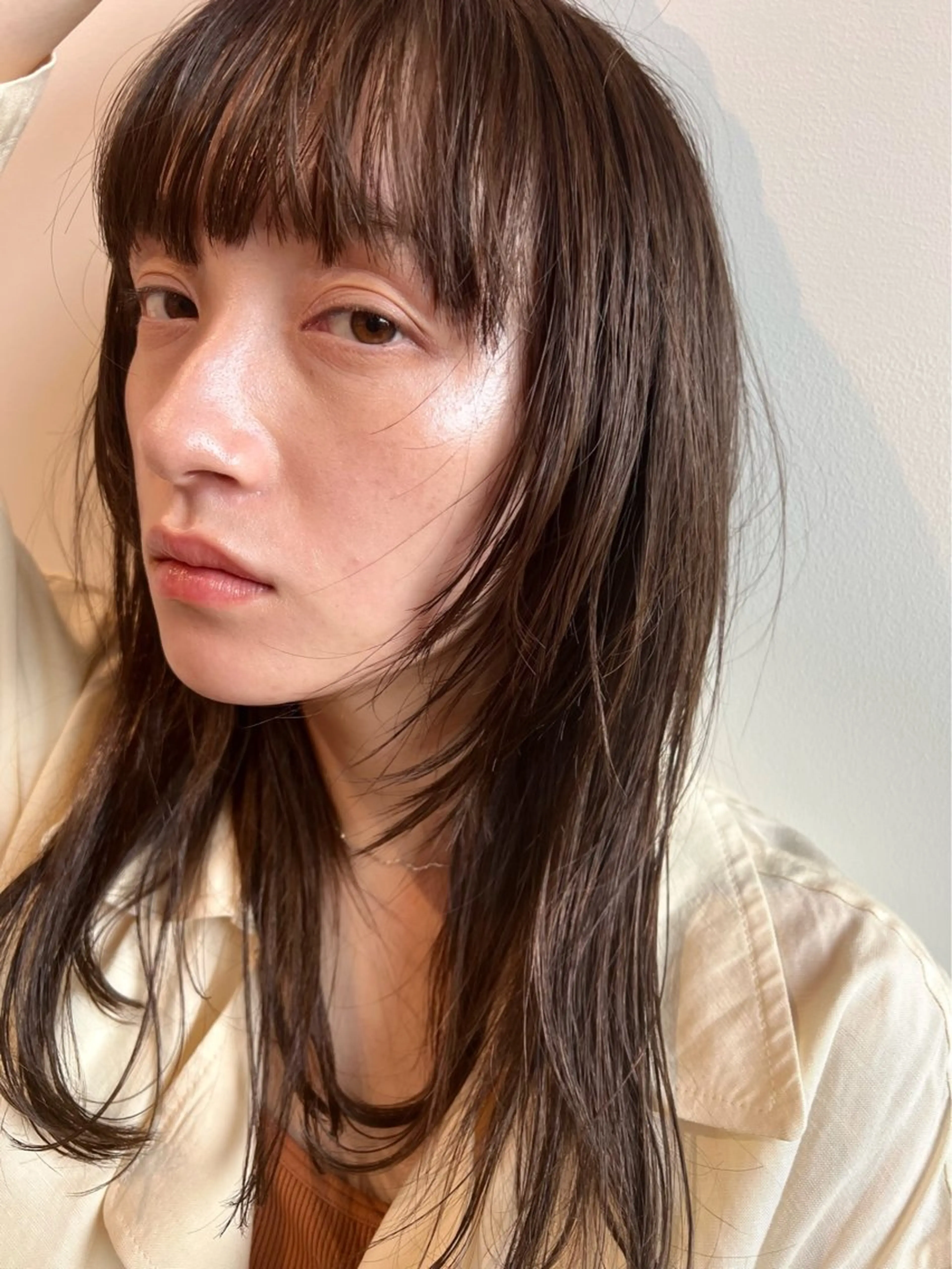 ミディアム knock所属・knock　國友 華乃のヘアスタイル