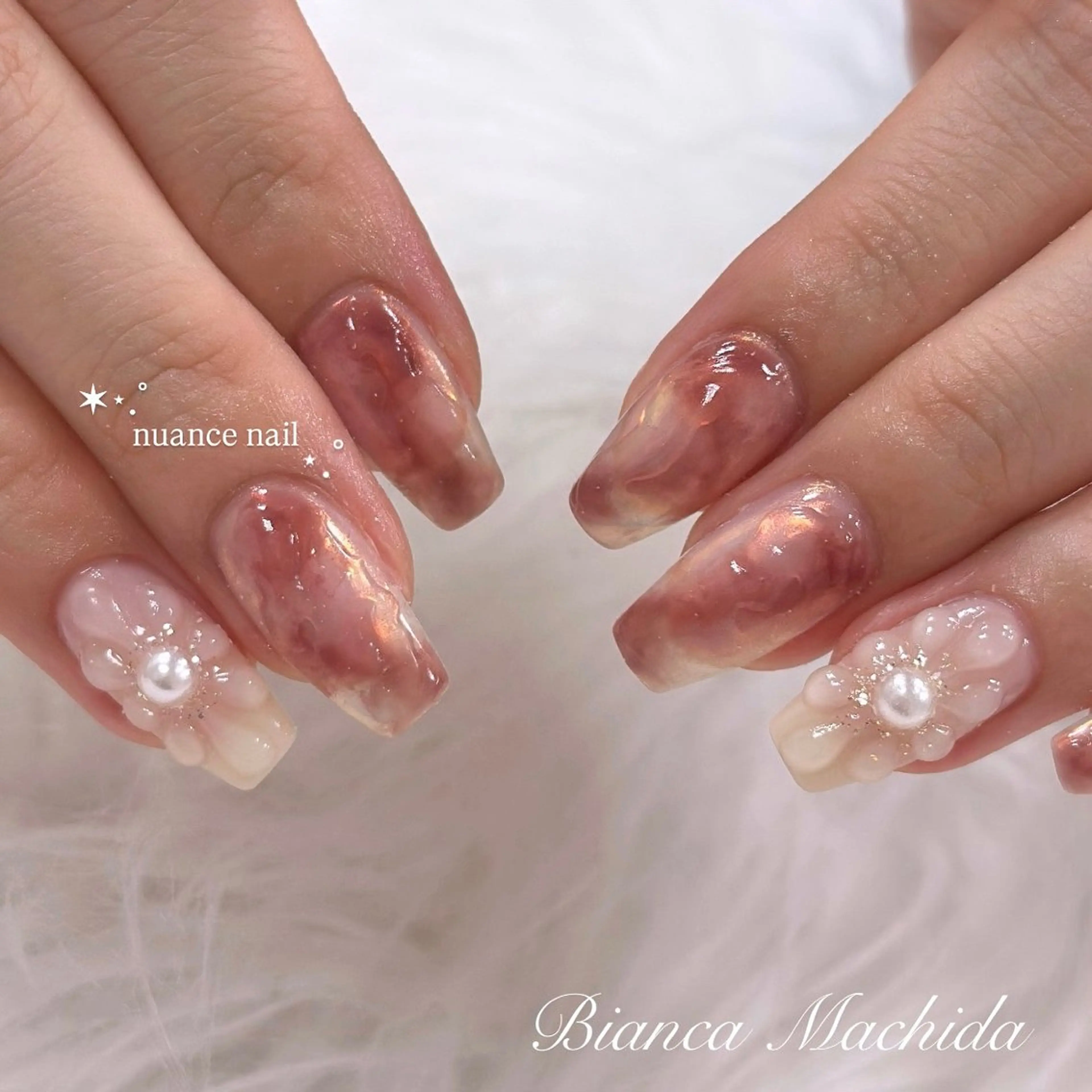 ネイル ハンドネイル Bianca👼🏻 OIKAWAのネイルデザイン