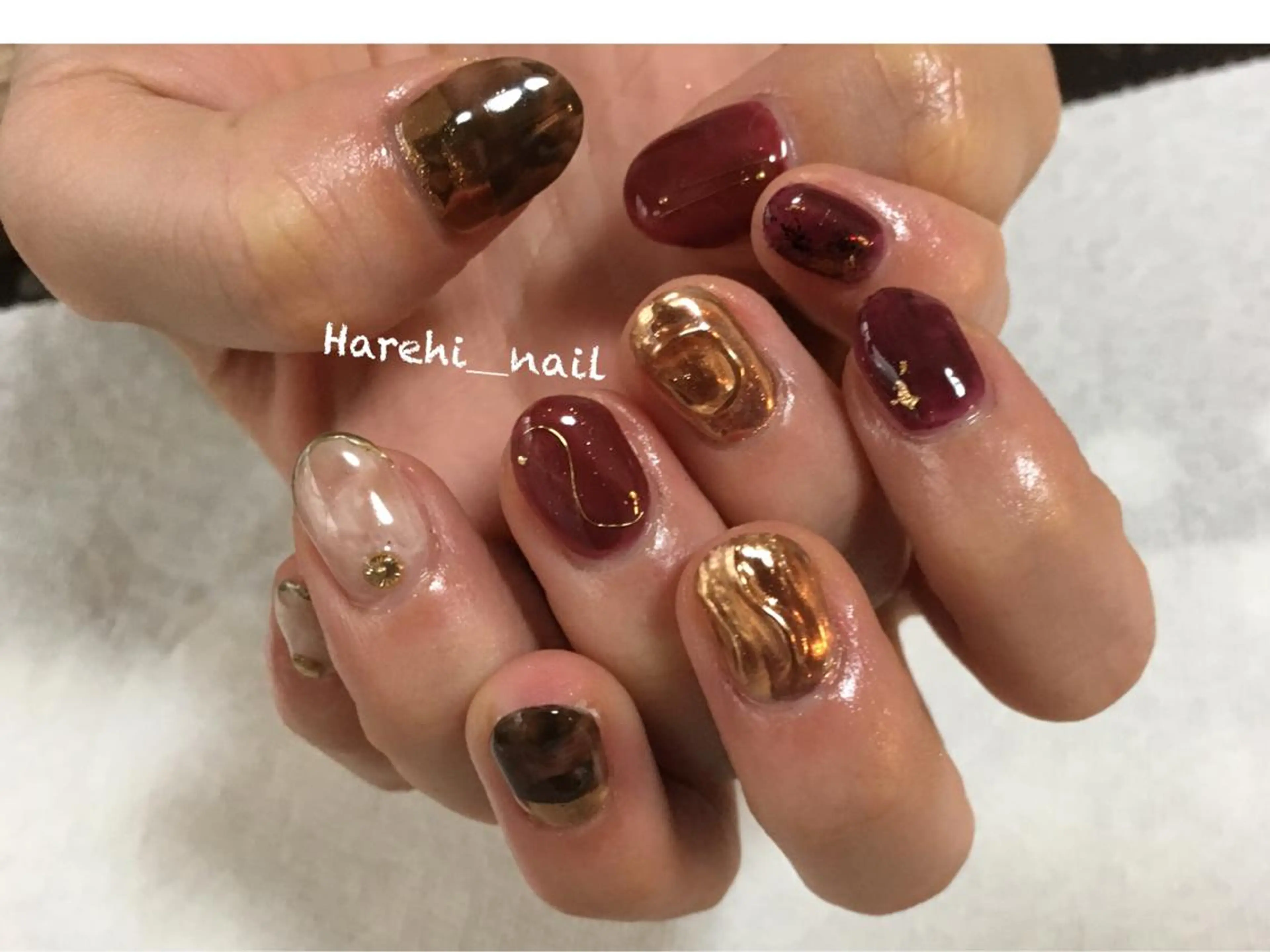 ネイル ハンドネイル Harehi_ nailのネイルデザイン