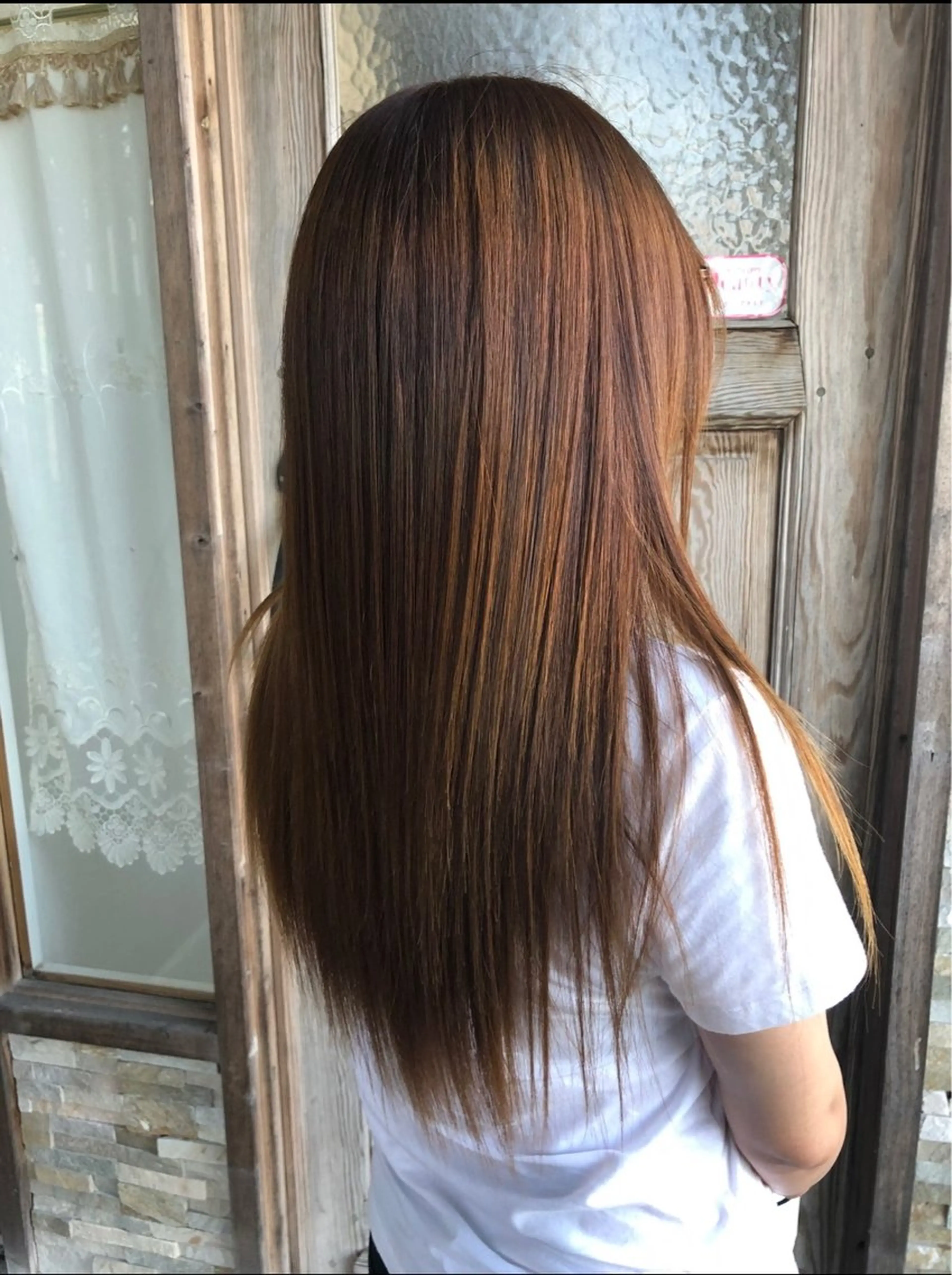 ロング 髪質改善 トリートメント 櫻井 千穂のヘアスタイル