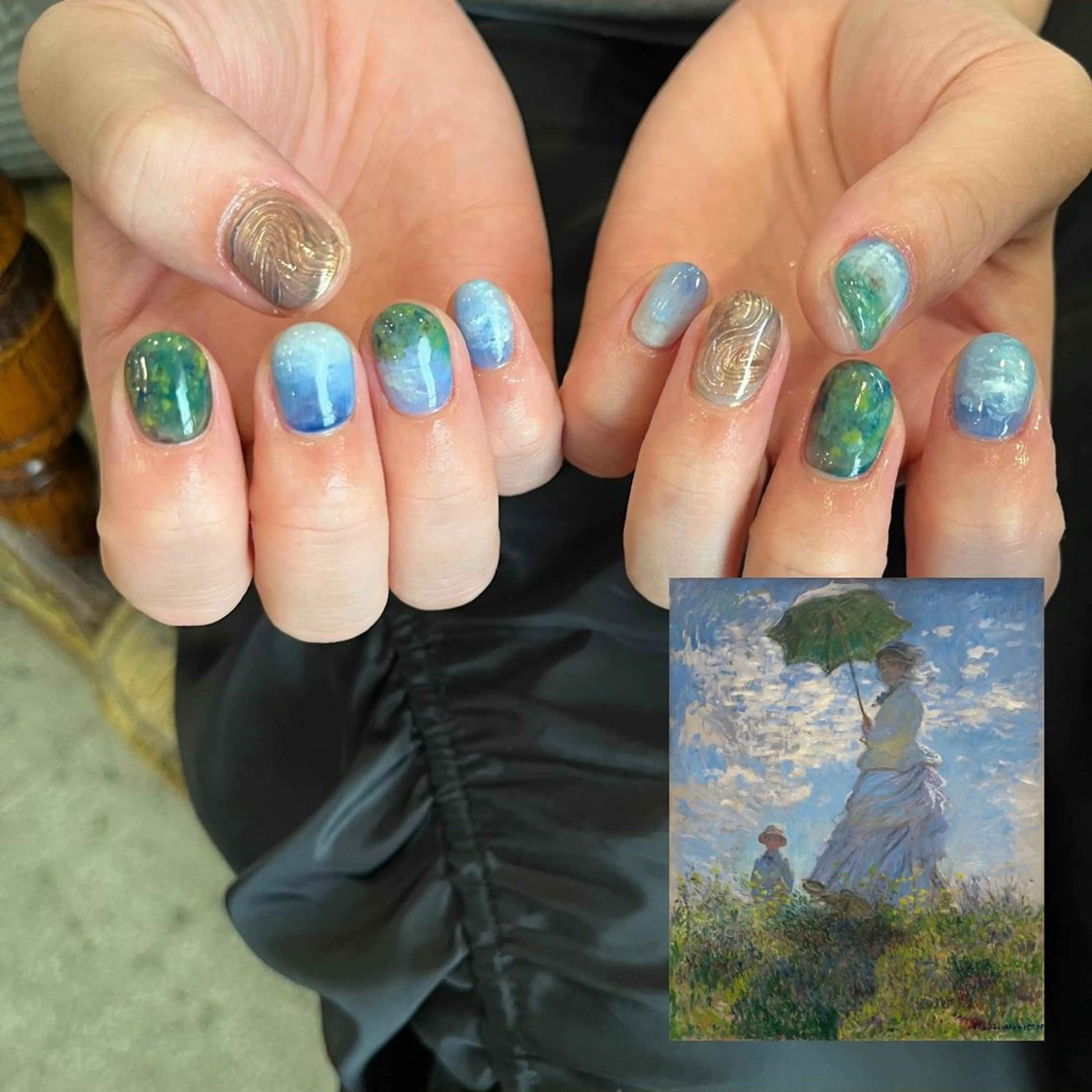 ネイル ハンドネイル Trico Antique所属・岩本 杏のネイルデザイン