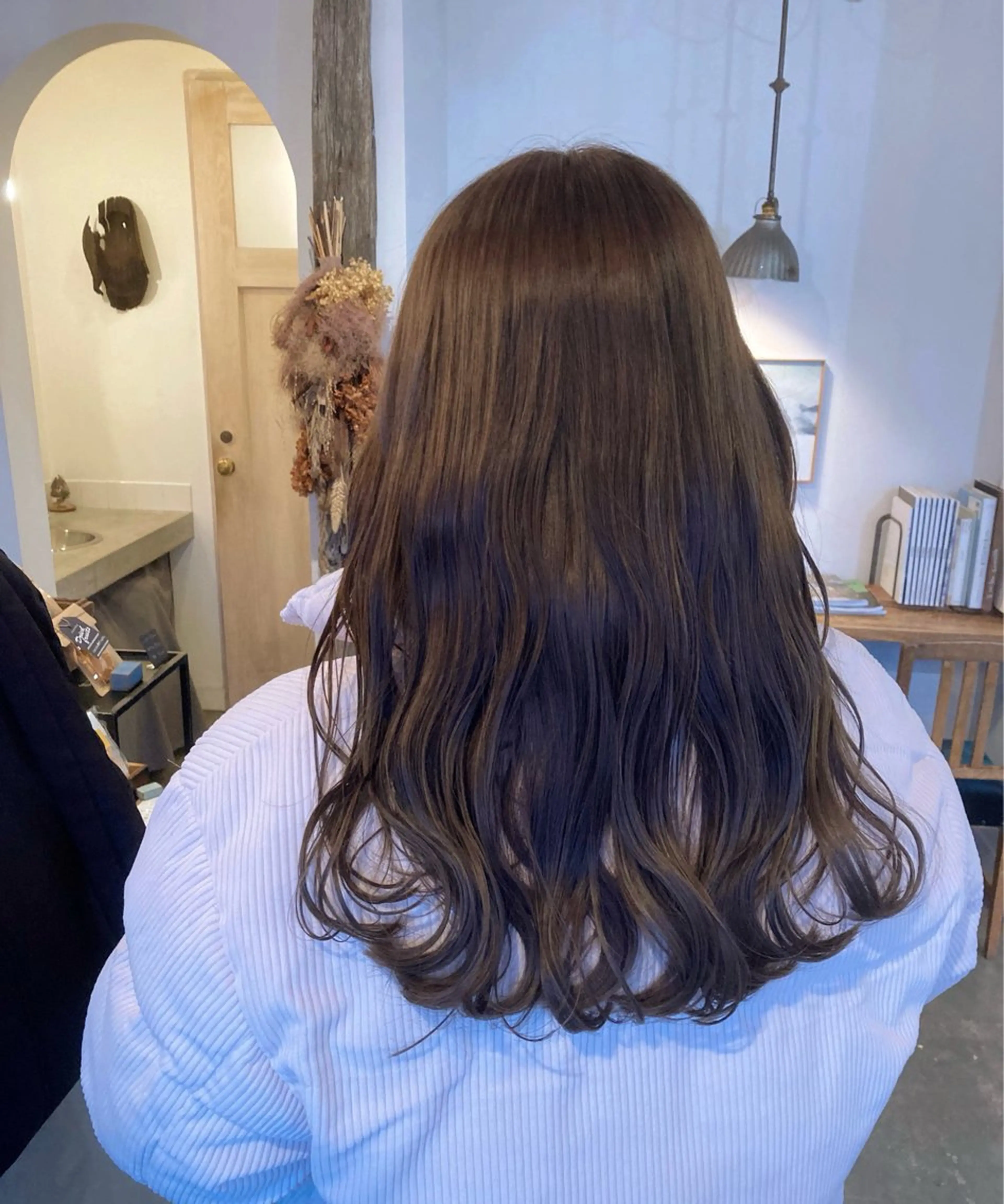 ロング カラー ベージュカラー ダブルカラー vahan所属・vahan✂︎ 小林未果🕊のヘアスタイル