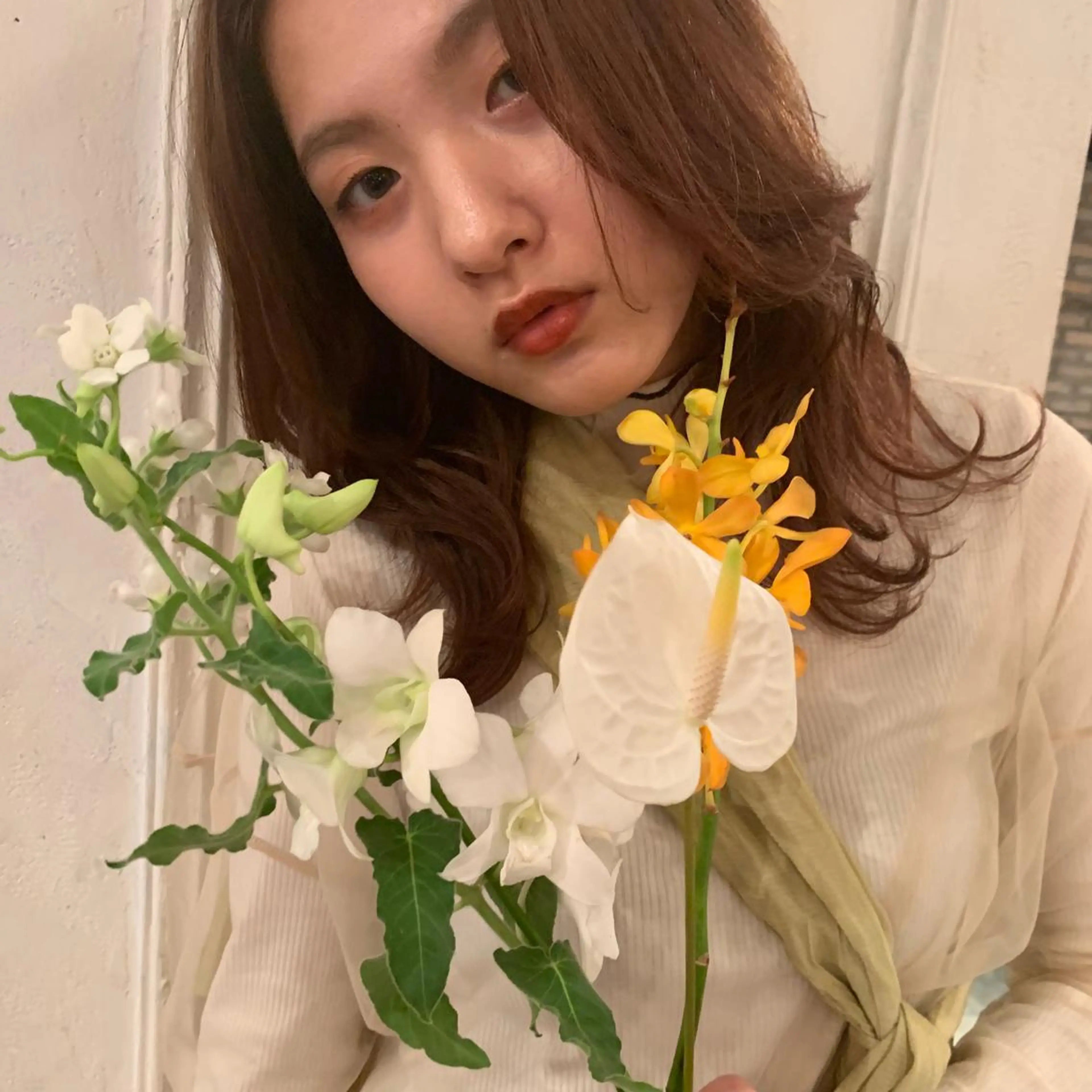 セミロング 銀座🤍ボブ/ ミディアム/佐野夢美のヘアスタイル