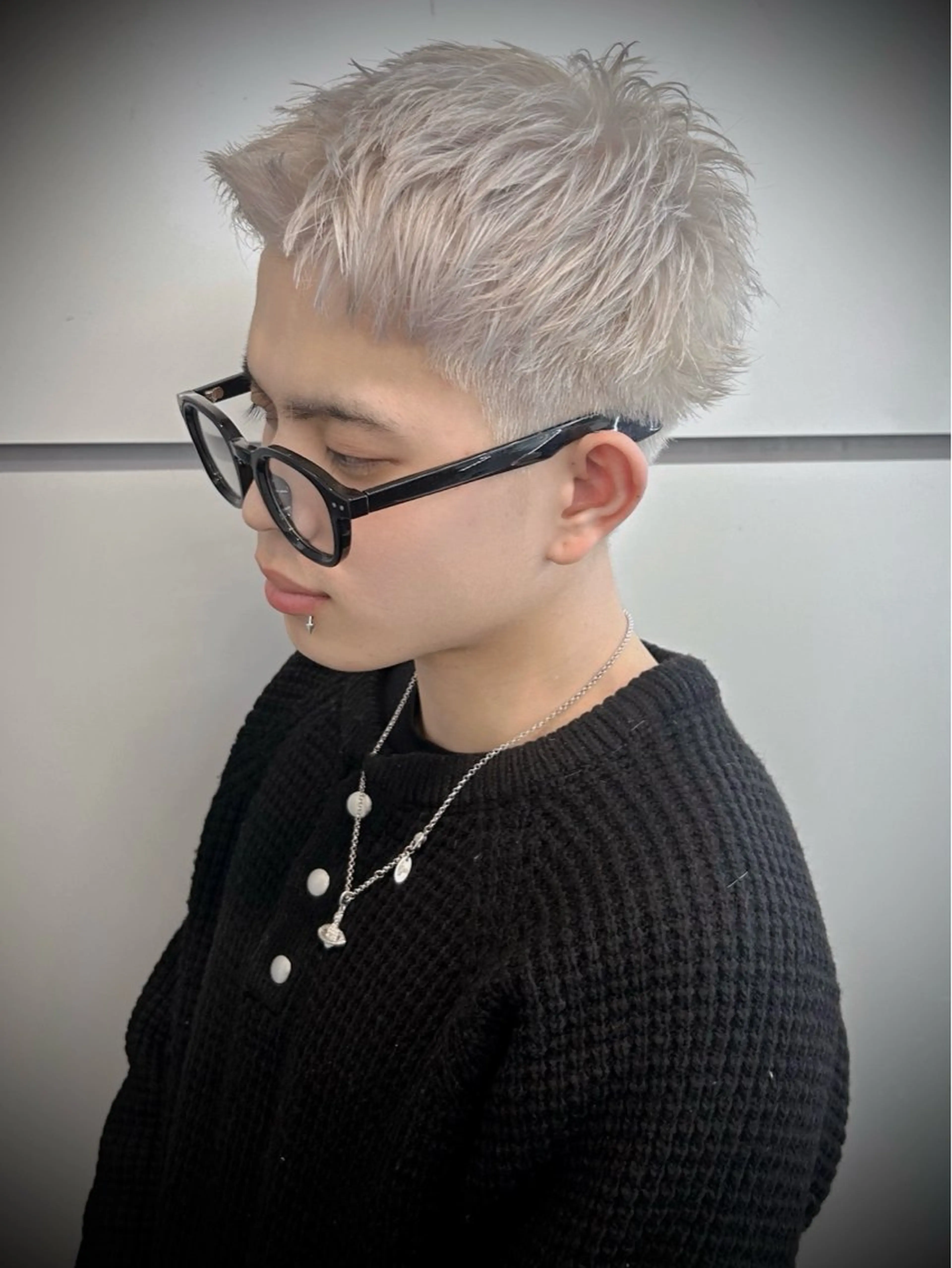 ショート メンズ メンズハイトーン /RYUUKI✨のヘアスタイル