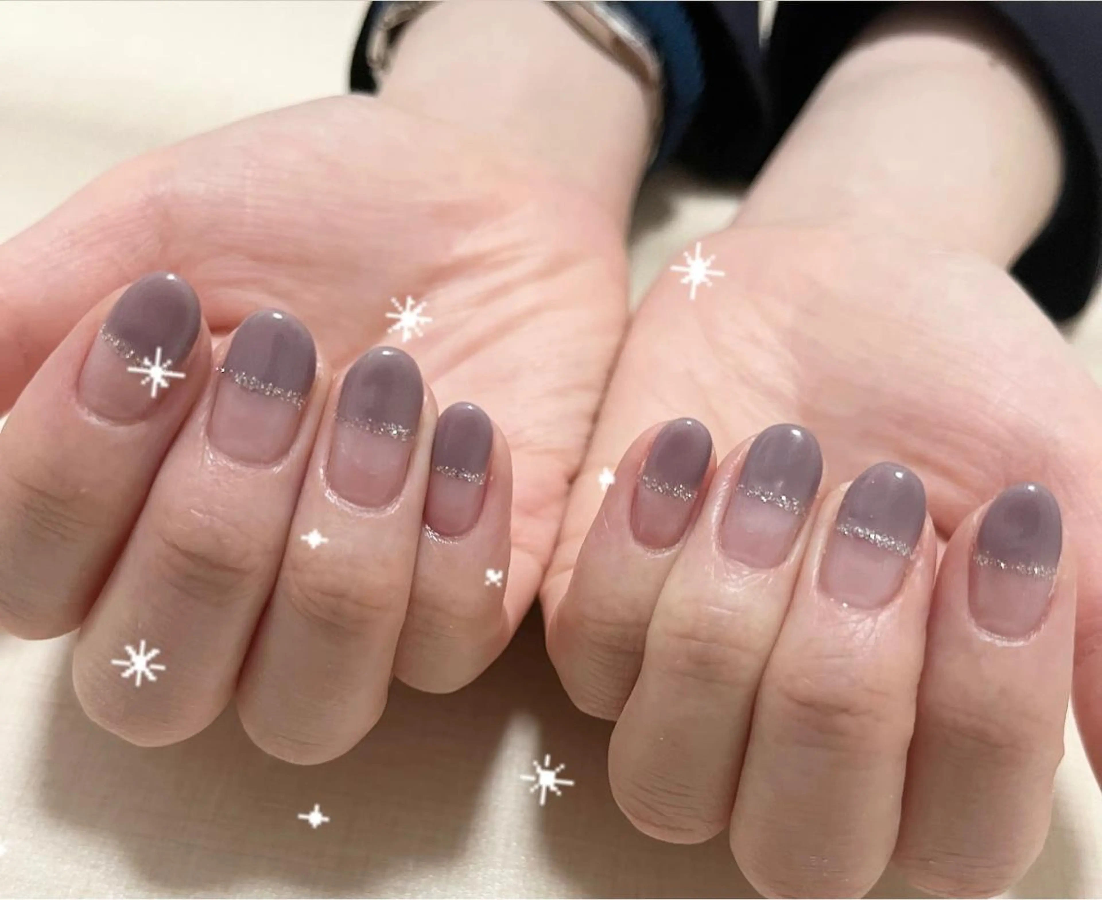 ネイル シンプルネイル ハンドネイル わたなべ さやかのネイルデザイン