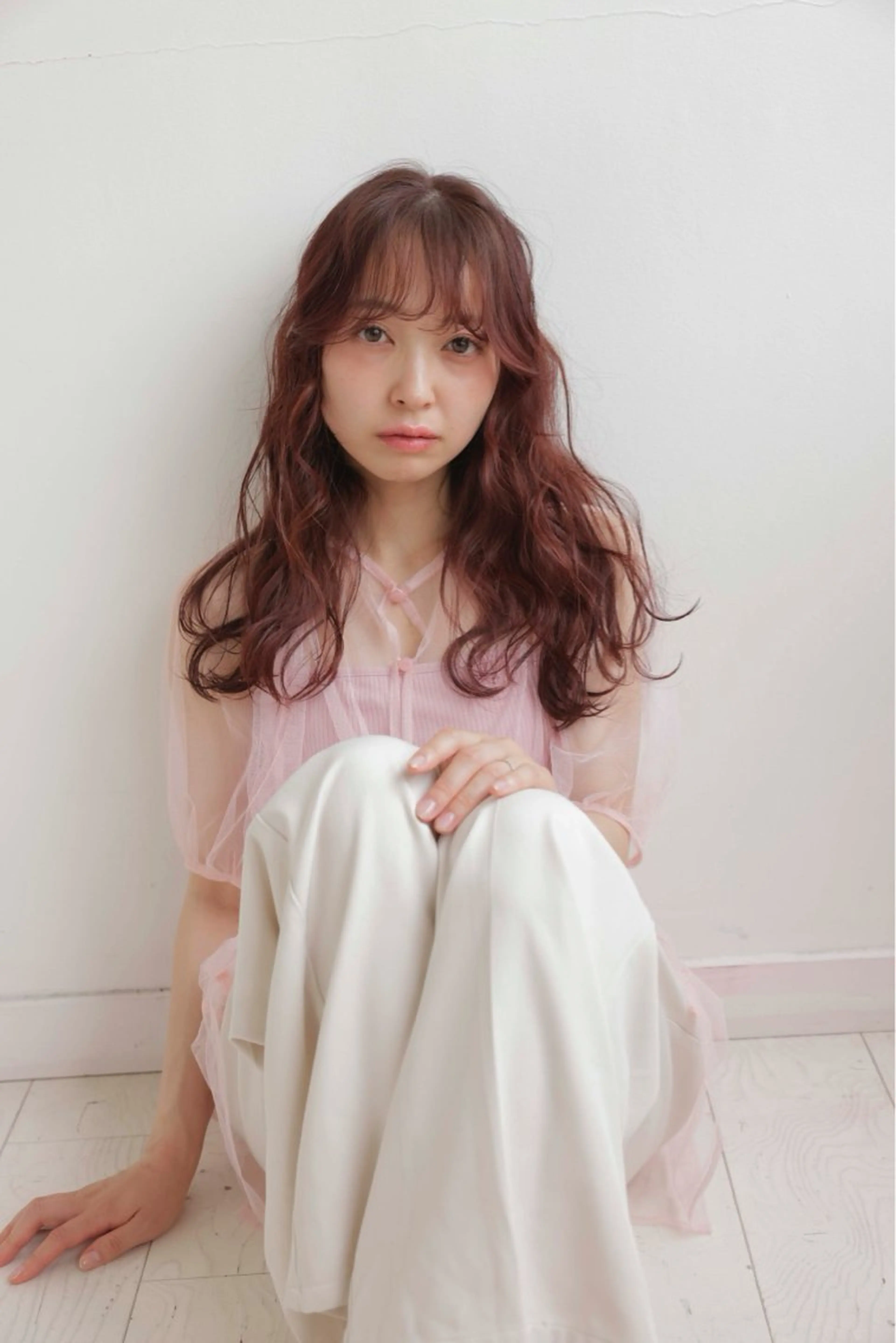 ロング カラー ヘアアレンジ 暖色カラー / minoriのヘアスタイル