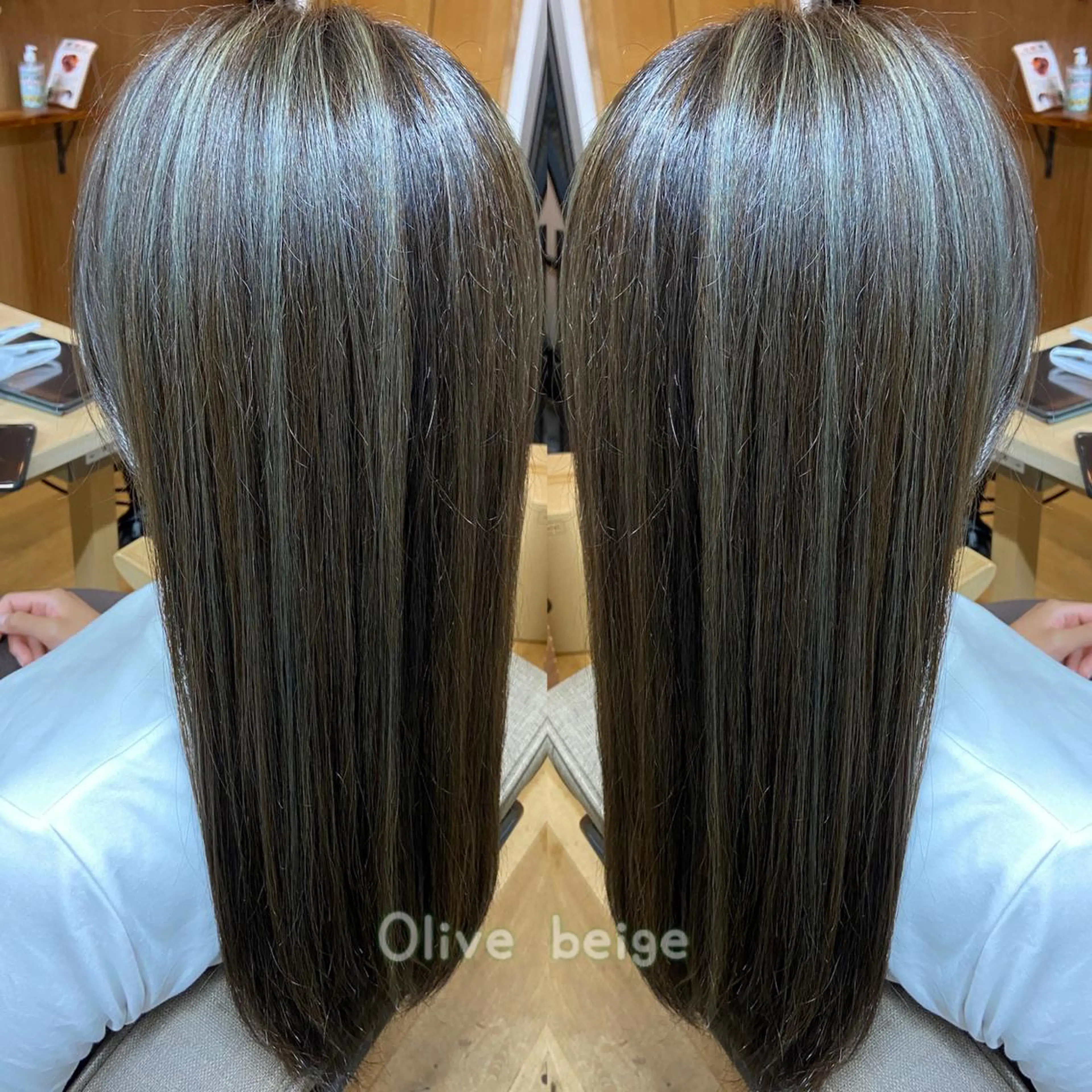 ロング カラー ハイライトカラー ハイライト Rosso東川口店所属・米田 瑠夏のヘアスタイル