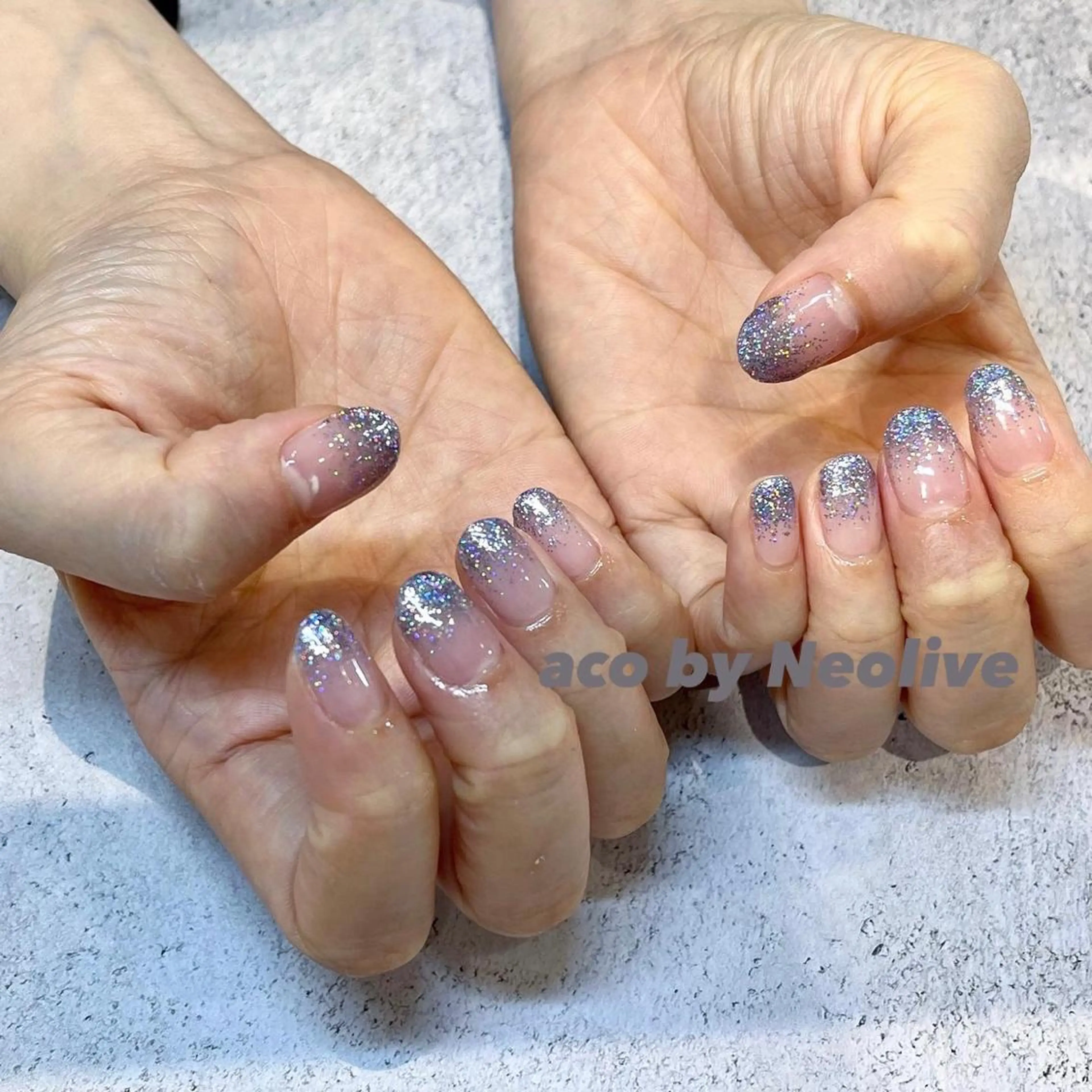 ワンカラー or ラメグラ（オフなし）❤︎ パラジェル使用の写真