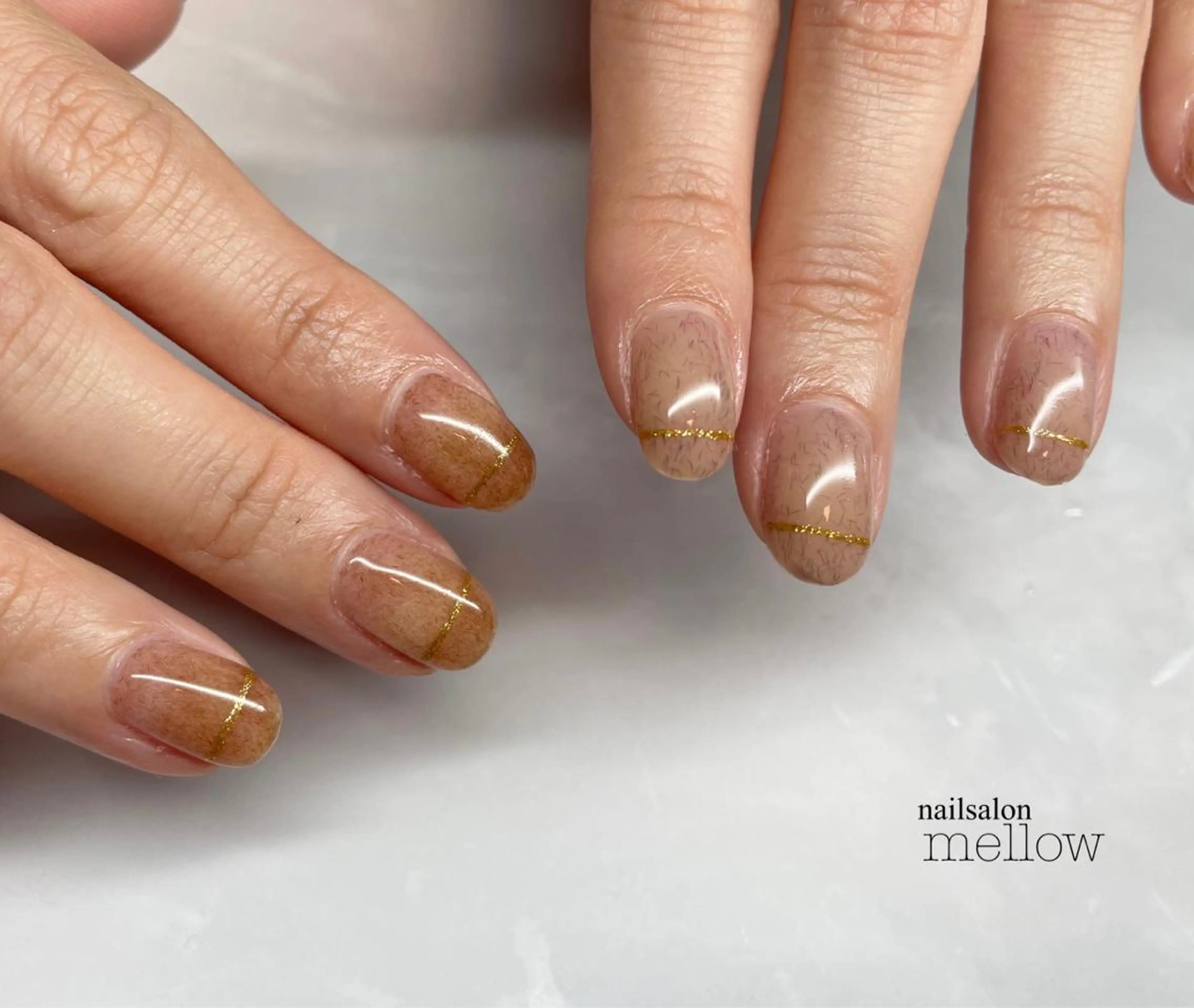 ネイル ジェルネイル ラメ(グリッター) 大山 浩美のネイルデザイン