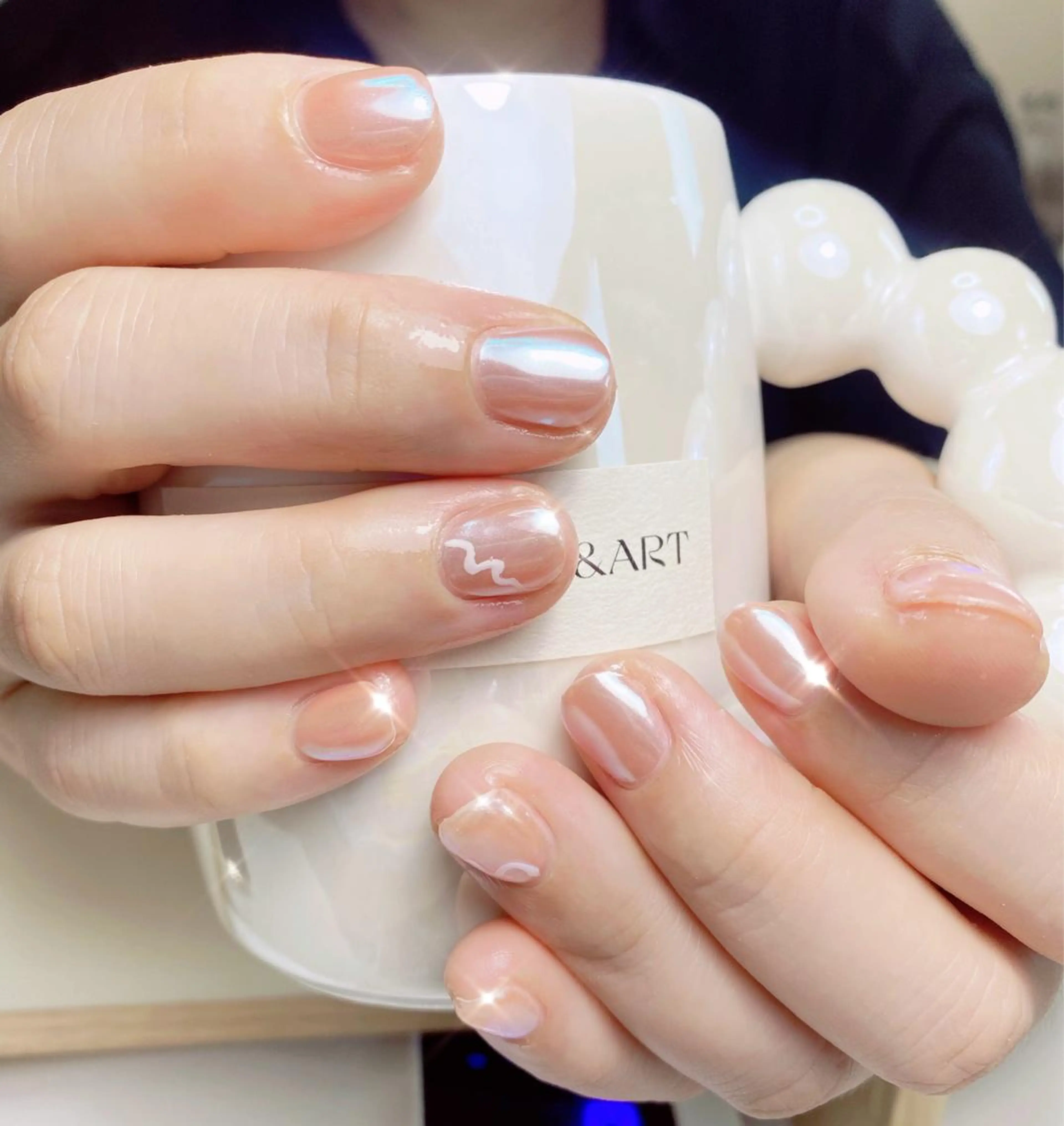 ネイル ハンドネイル ハンドケア 🫧Mimosa 吉祥寺のネイルデザイン