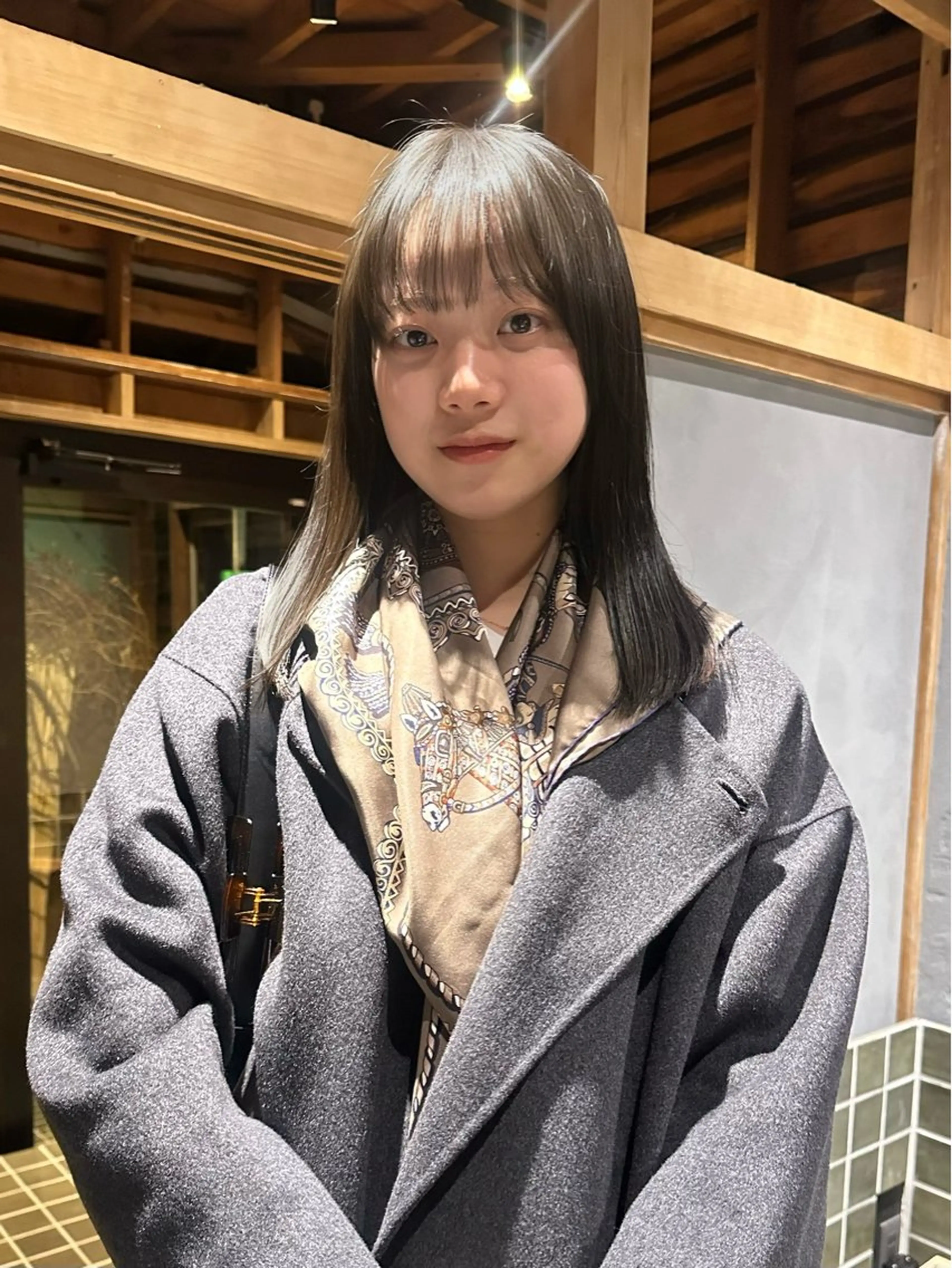 セミロング カラー 暖色カラー/レイヤー 🌙 オノユリカのヘアスタイル