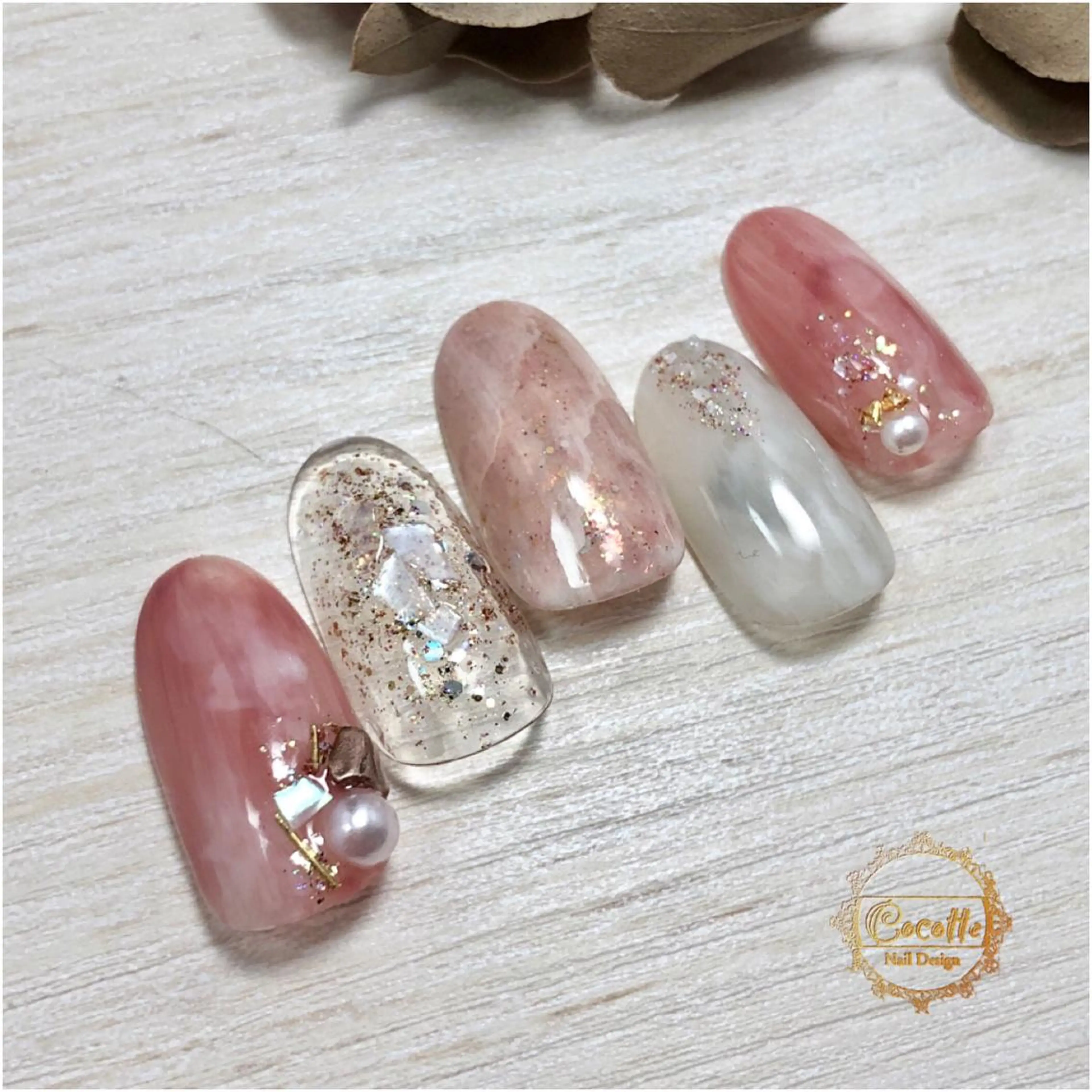 ネイル ニュアンスネイル ハンドネイル Nemoto Mariのネイルデザイン